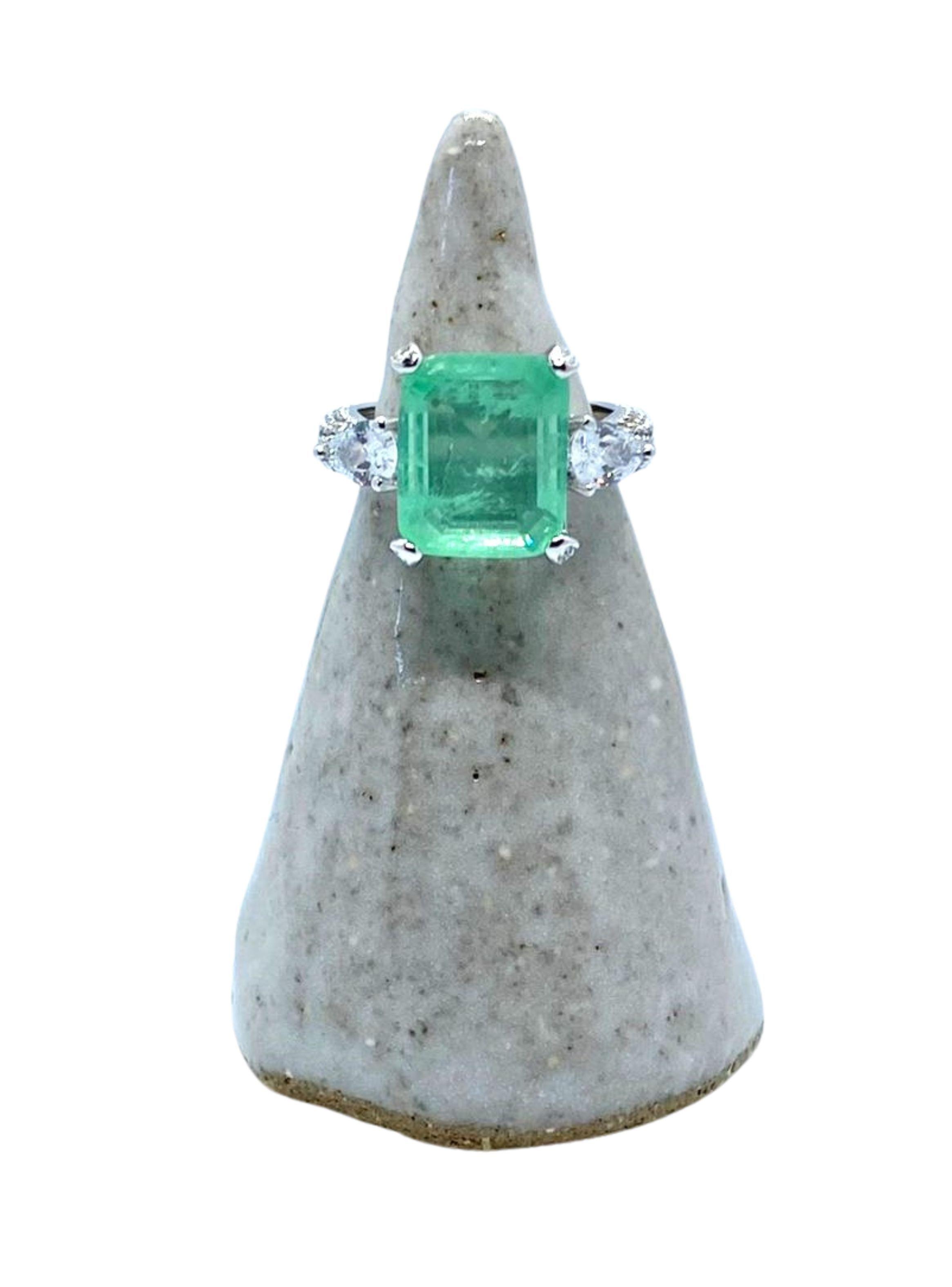 Anillo de Plata  y Cistal Genuino. "Esperanza" de MIA from Praga-3