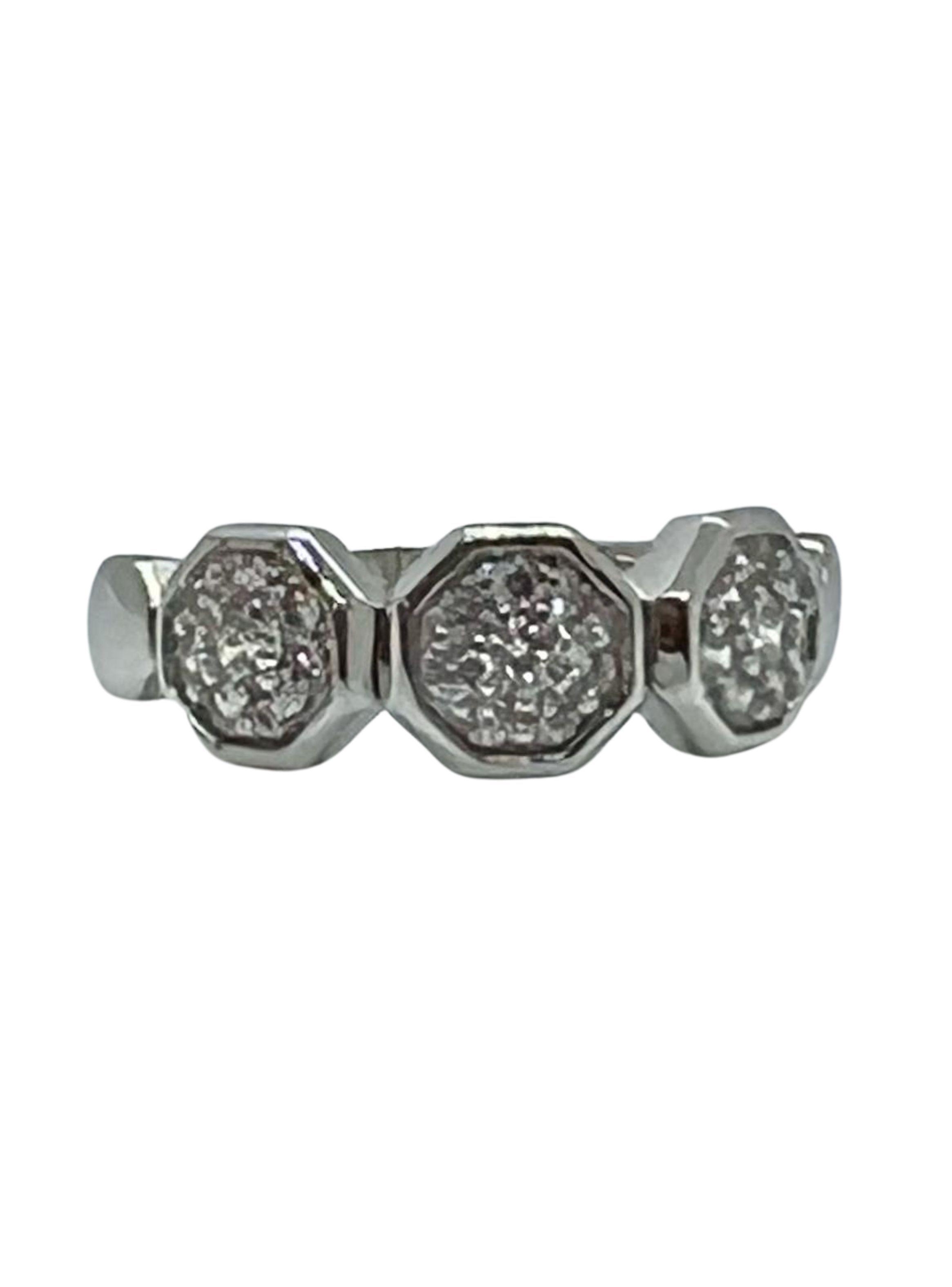 Anillo de Plata y Cristal de Praga. Colección Reinas. LETIZIA-2