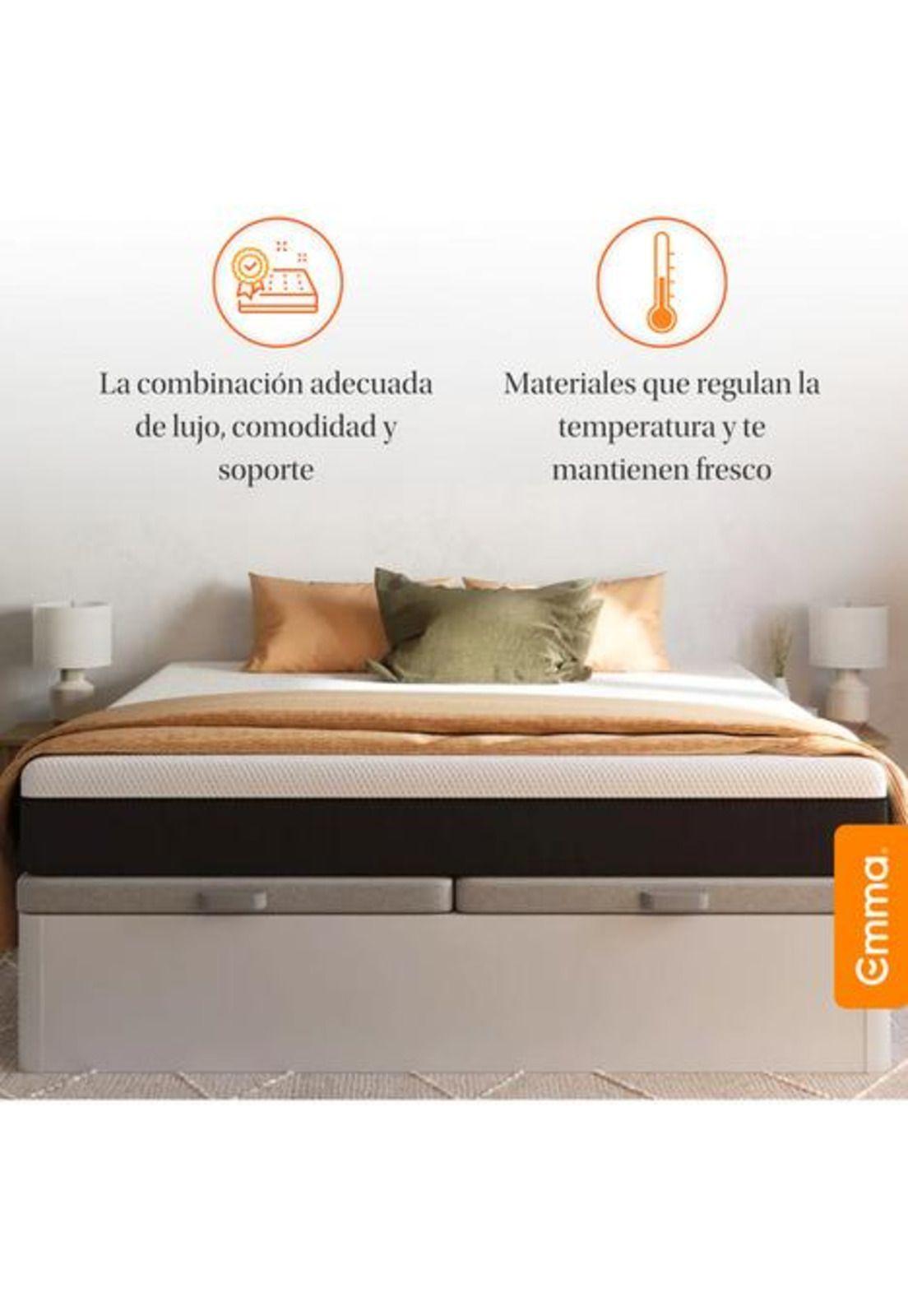 Colchón Emma Hybrid Premium 2 Plazas Plus 150 X 200 X 24cm-6