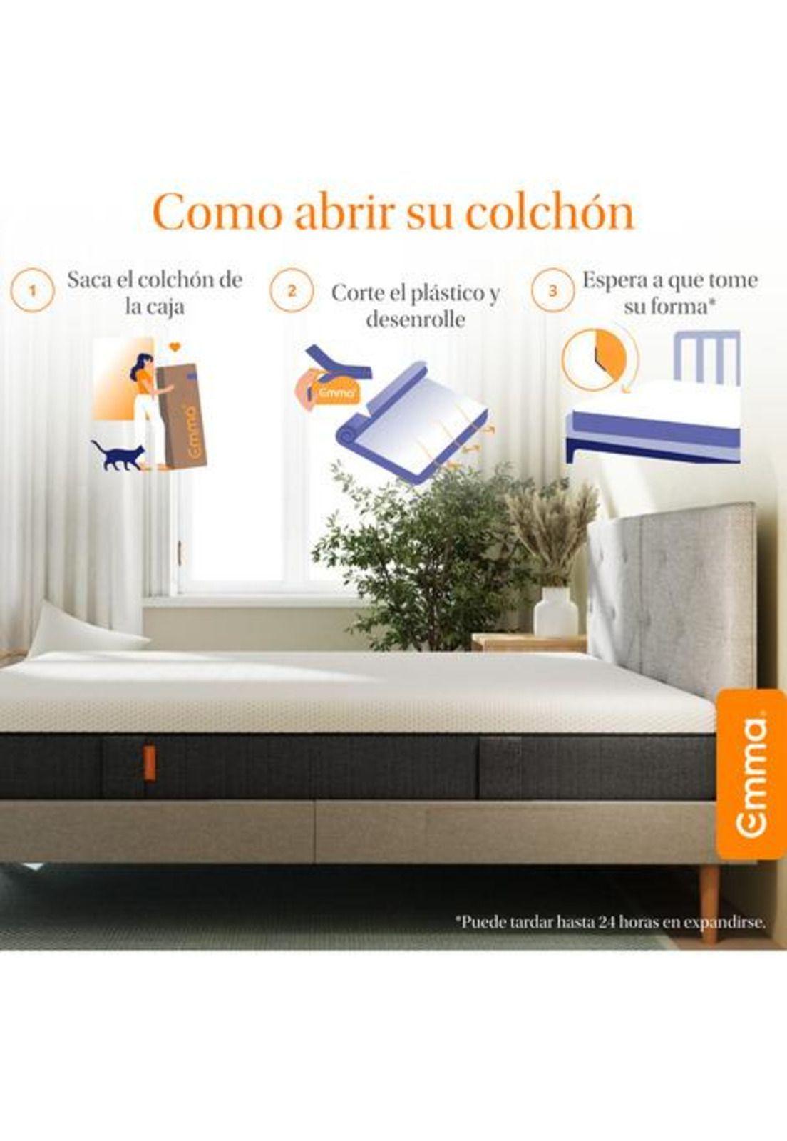 Colchón Emma Hybrid Premium 2 Plazas Plus 150 X 200 X 24cm-7