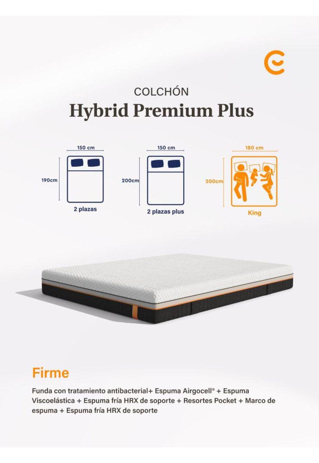 Colchón Emma Hybrid Premium Plus King-4