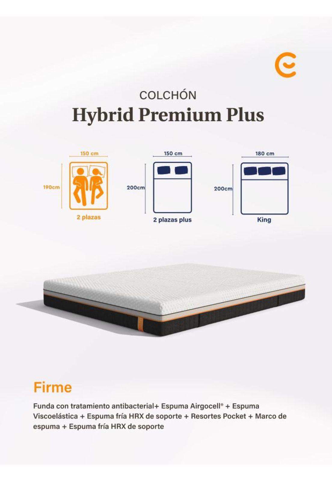Colchón Hybrid Premium Plus 2 Plazas-4