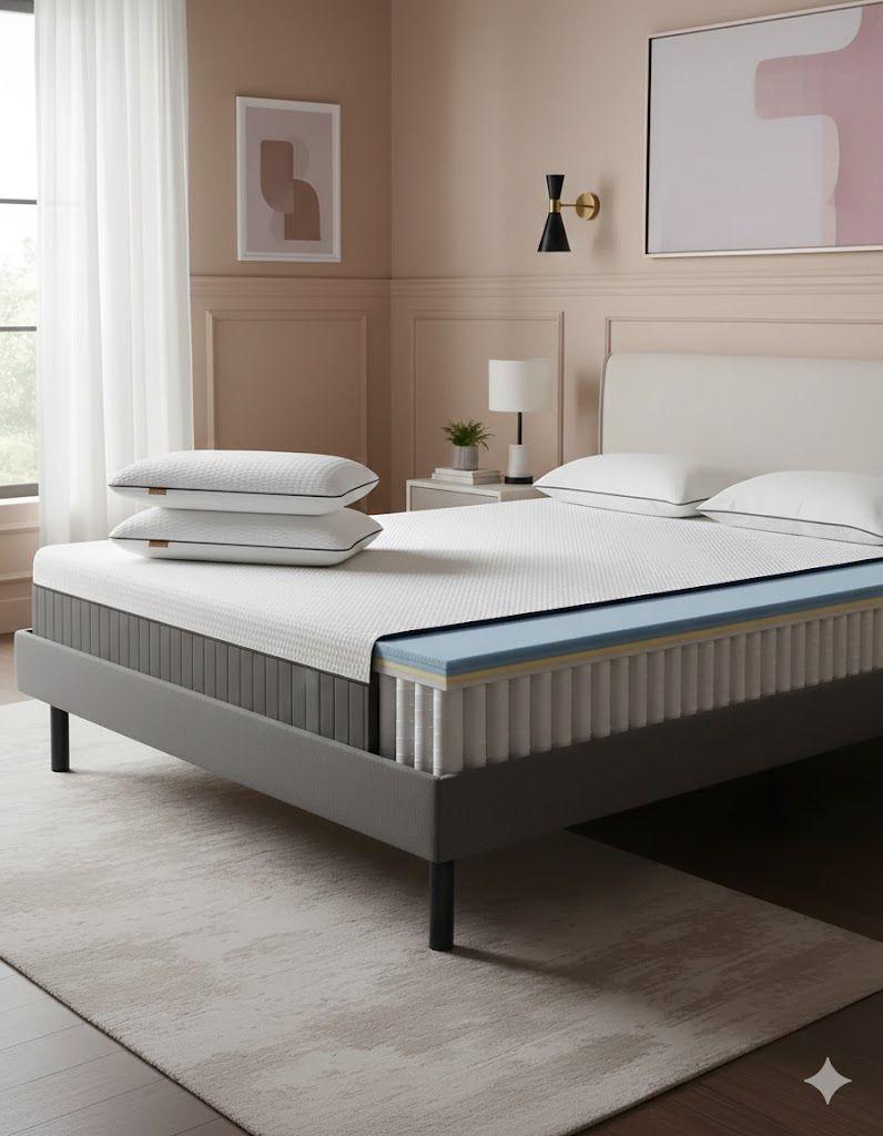 Combo ThermoSync 2 Plazas Plus + 2 Almohadas Diamond Memory Foam-0