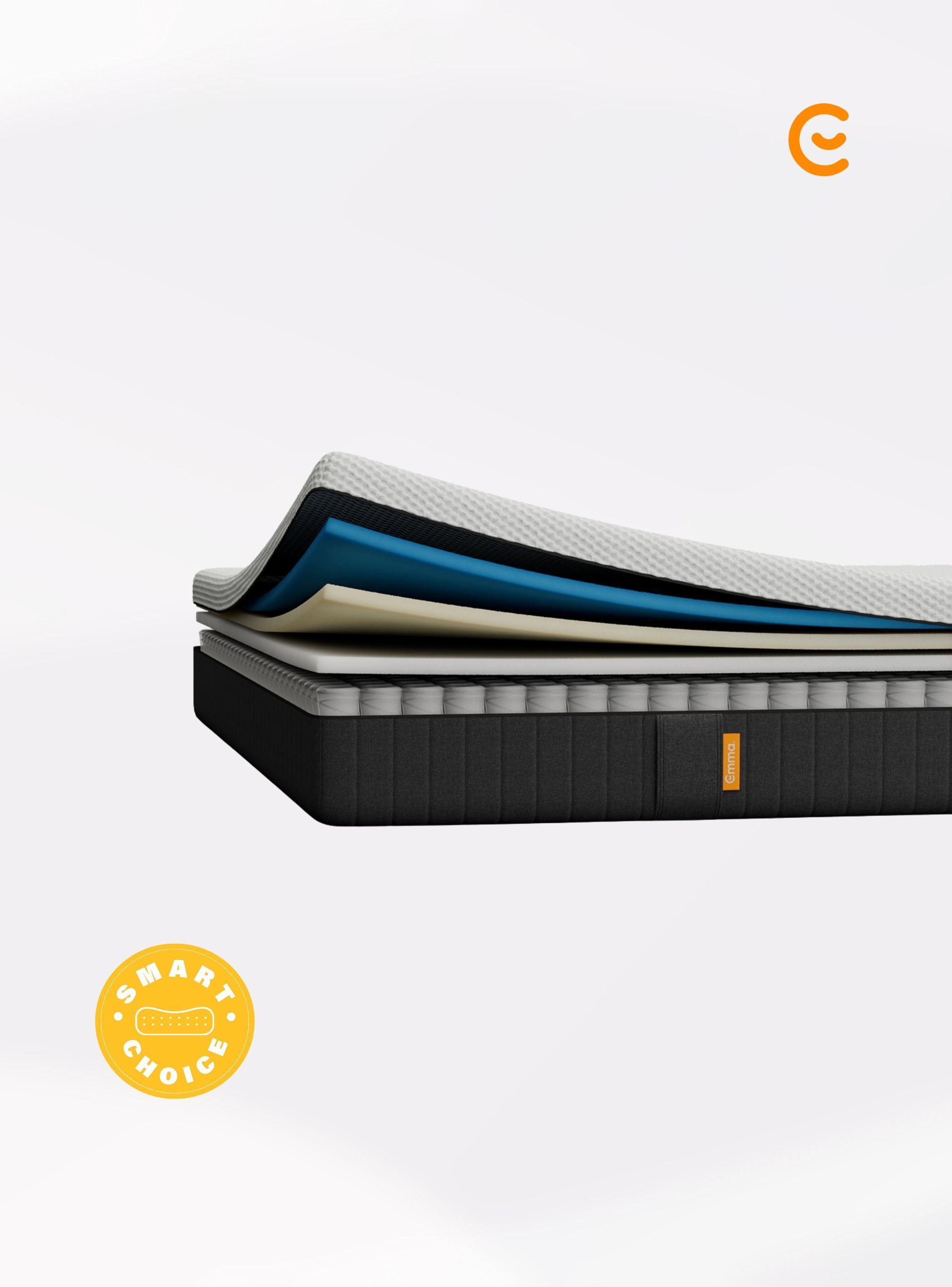 Colchón Emma Hybrid Premium 2 Plazas 150 Cm X 190cm X 25cm-1