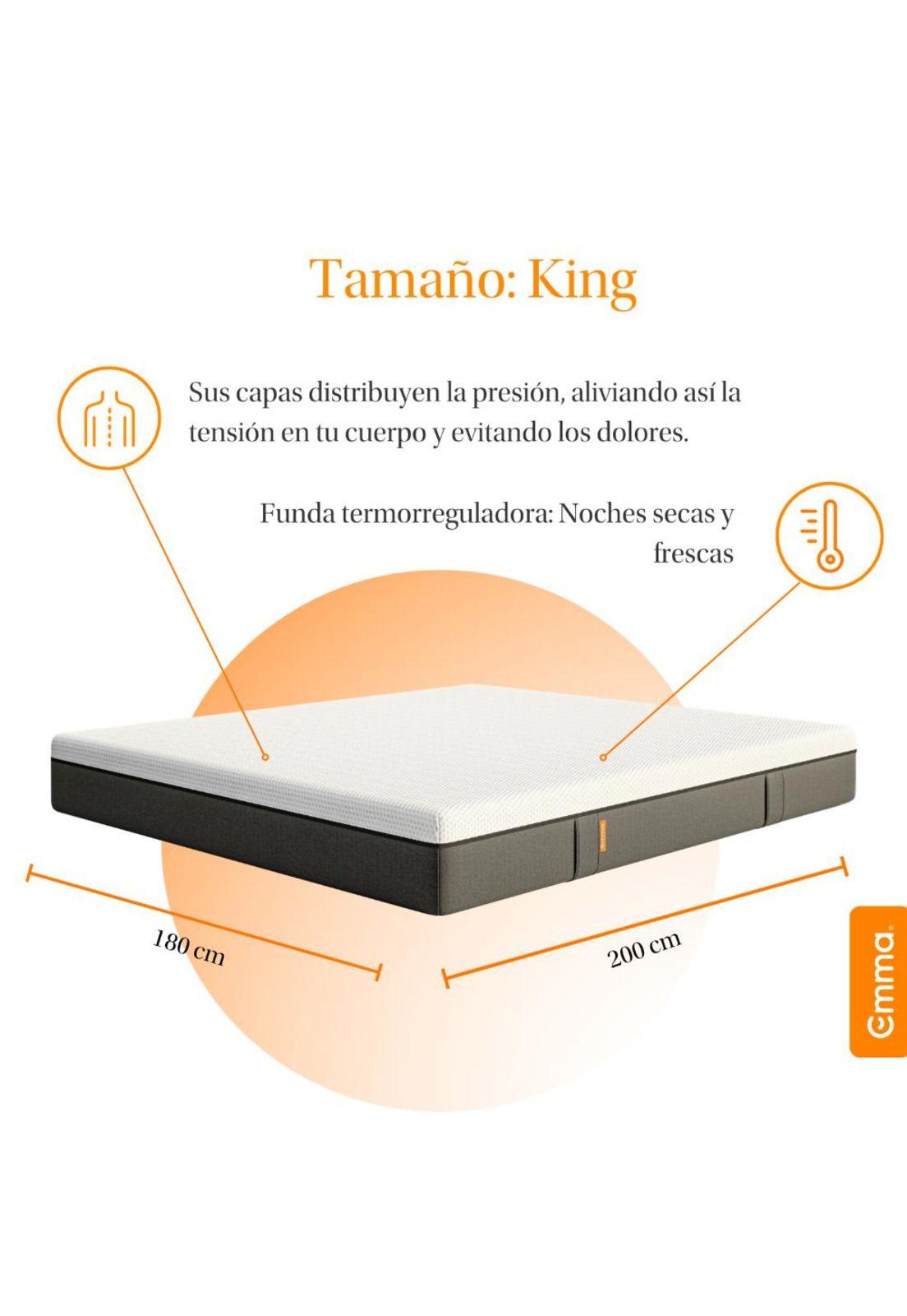 Colchón Emma Original King 180X200 - Memory Foam-2