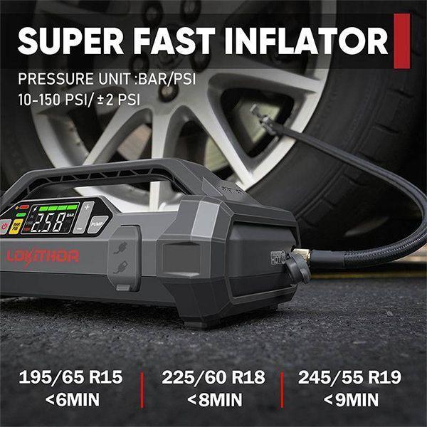 Partidor de Bater as Inflador de Neum ticos 12V 2 000A Lokithor-2