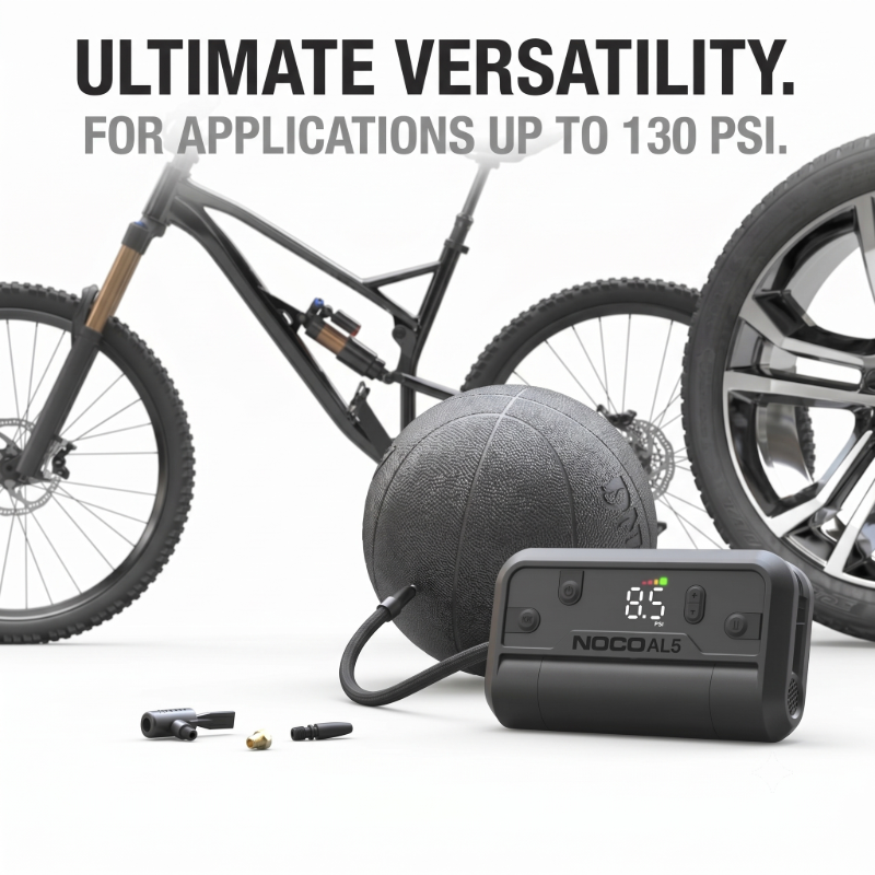 Compresor De Aire Portatil Noco AIR5 12V 5A 60 PSI Auto Bici +-6