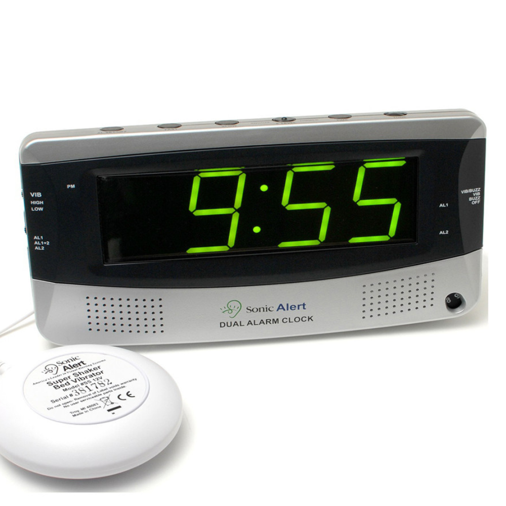 Reloj Despertador Con Vibración Clásico -0