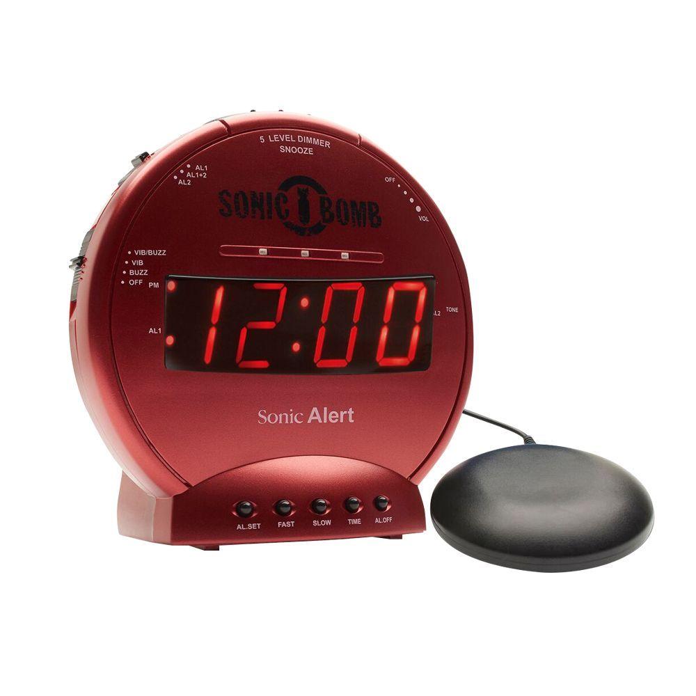 Reloj Despertador Con Vibración Sonic Boom -0