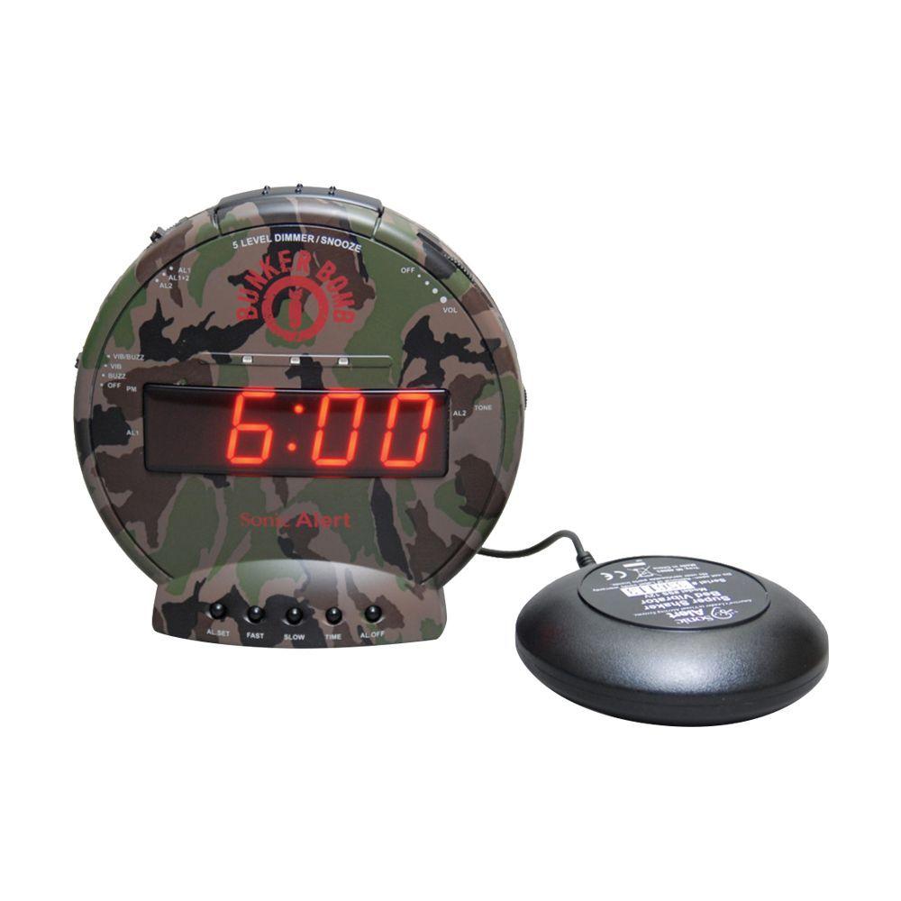 Reloj Despertador Con Vibración Sonic Boom -0