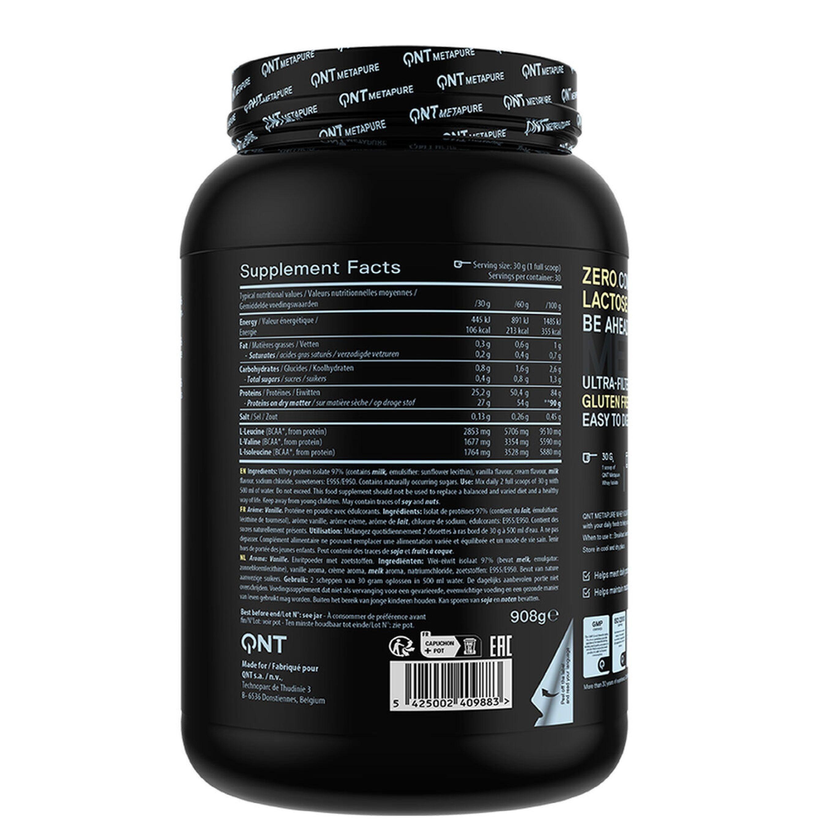 Prote na Whey QNT Metapure Isowhey Zero Vanilla 908 g-2