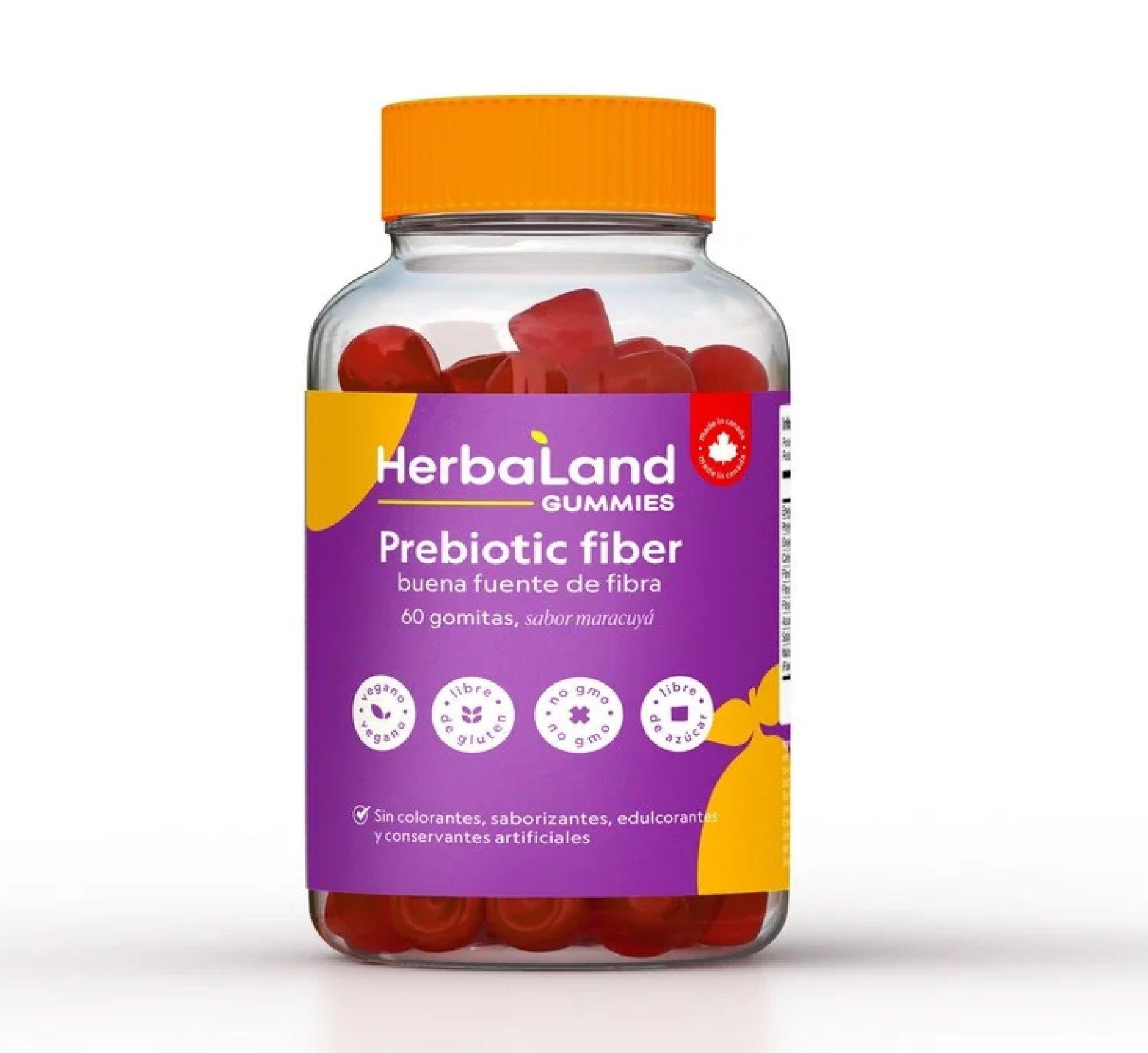 Gummies Prebioticos Fibras 60 Gomitas Sin Gluten Sabor Maracuy-0