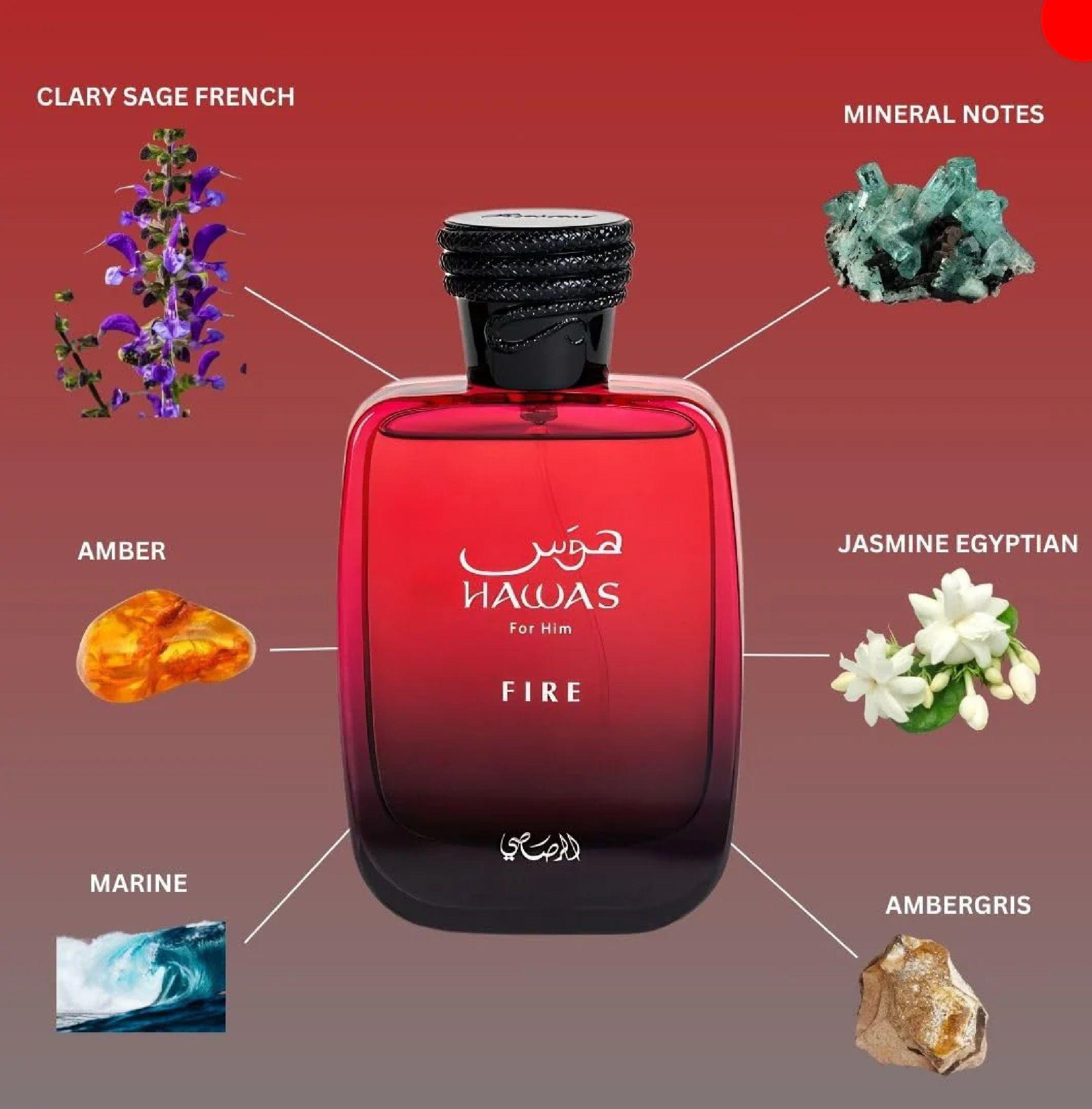 Perfume Hawas Fire For Him EDP 100 ml Original Rasasi-2