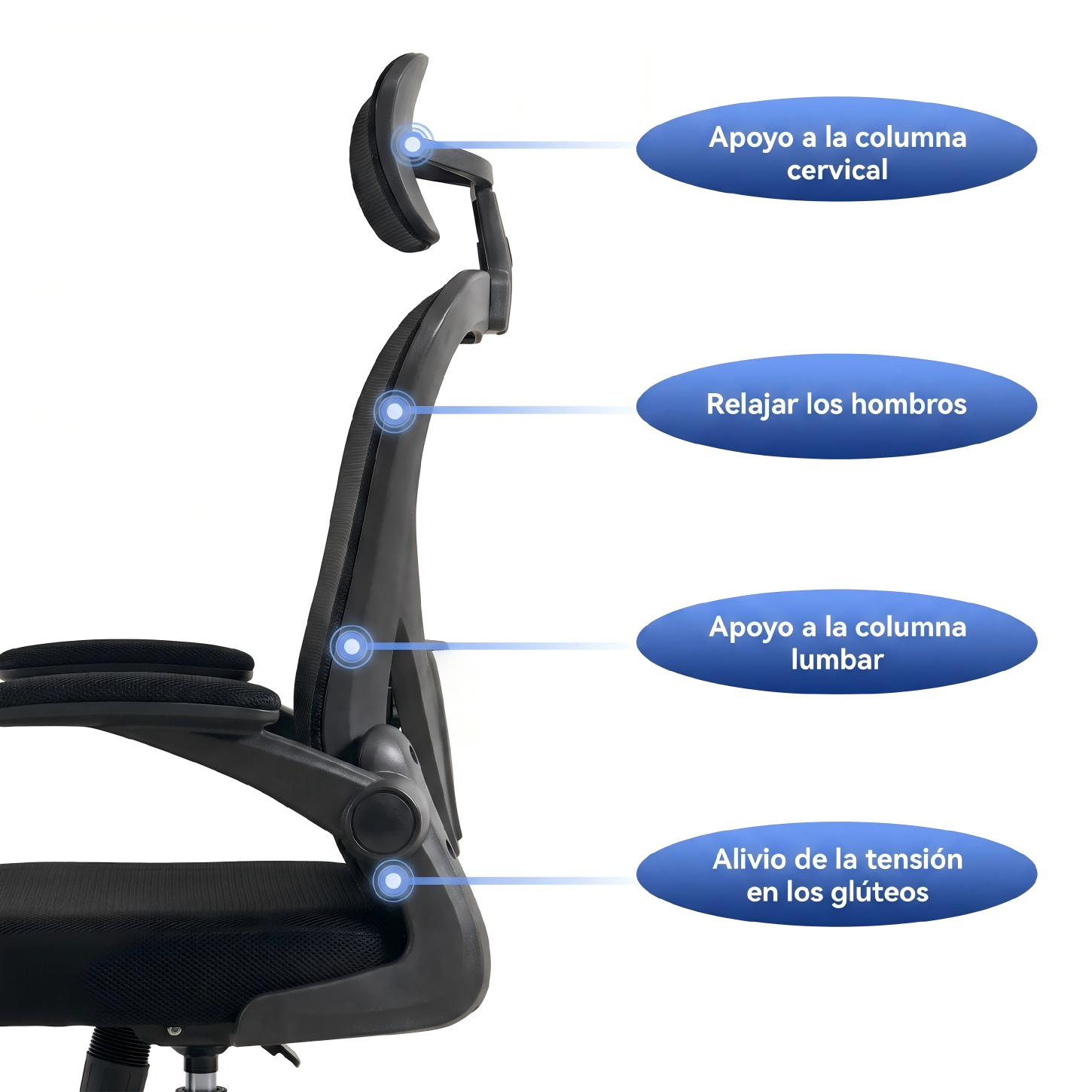 Silla Oficina Ergon mica Silla Escritorio Ejecutivo IKEMMA Ergo Pro-3