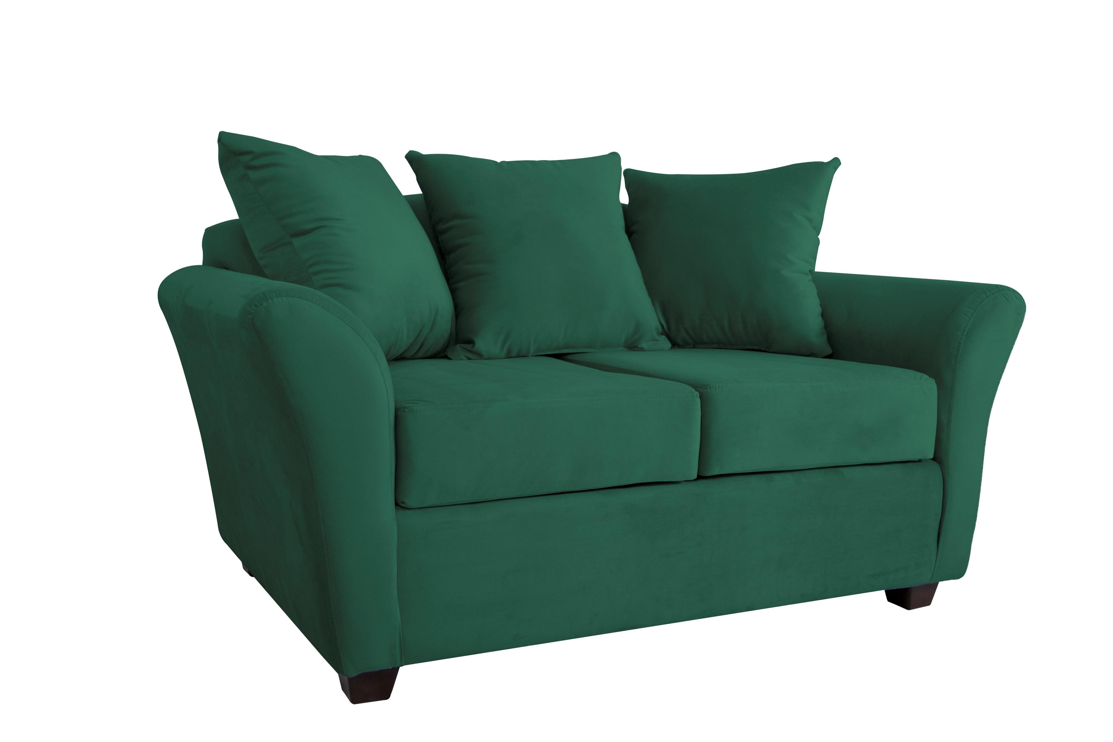 Sofa 2C Gaviota Felpa Verde Botella-0
