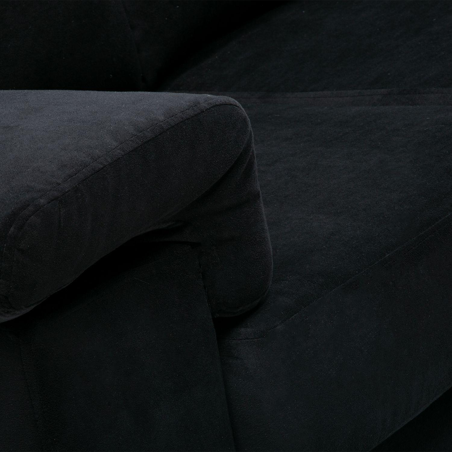 Sofa 2C Therion Felpa Negro-6