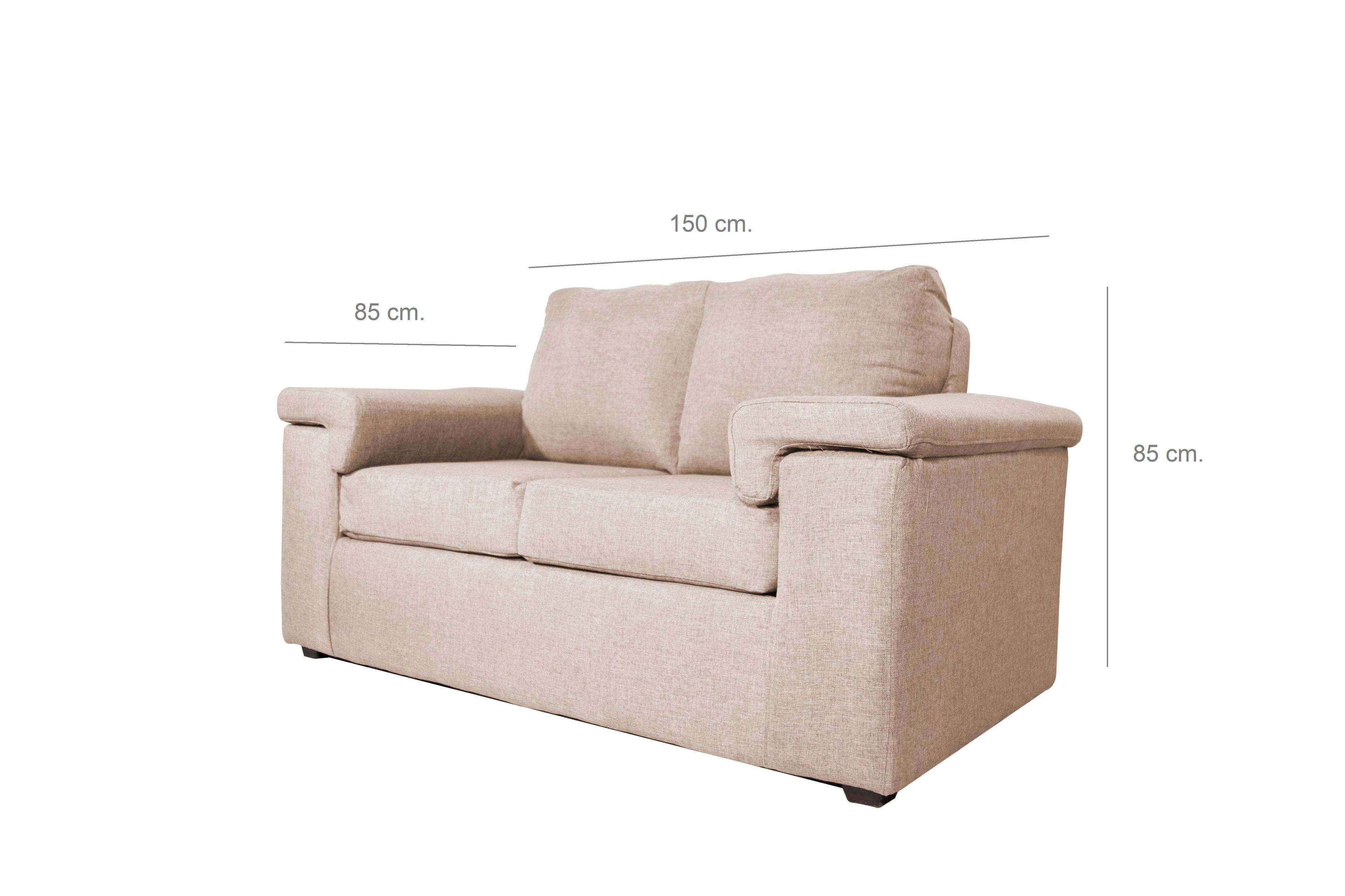 Sofa 2C Therion Tela Beige-0