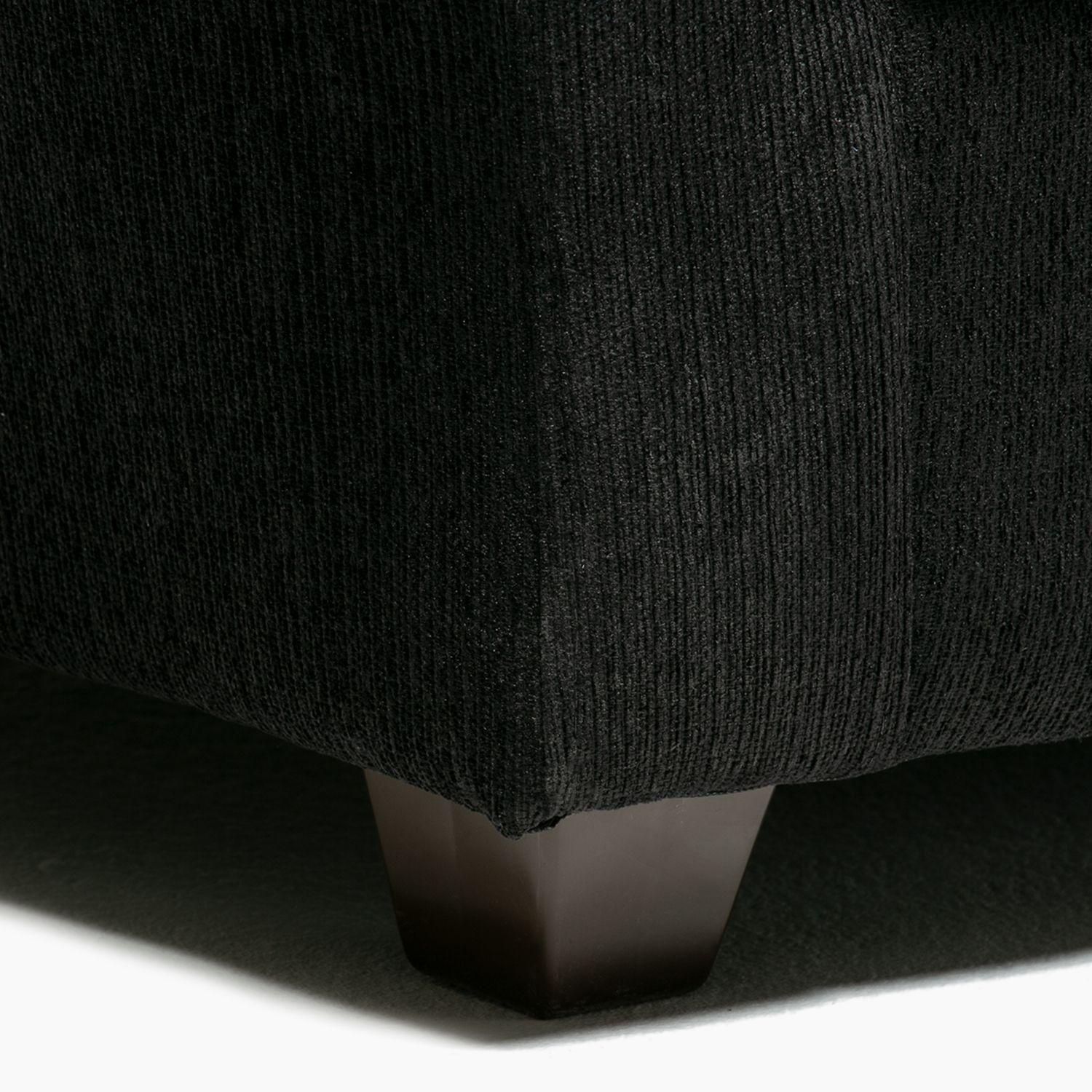 Sofa 3C Normandie Chenille Negro-4