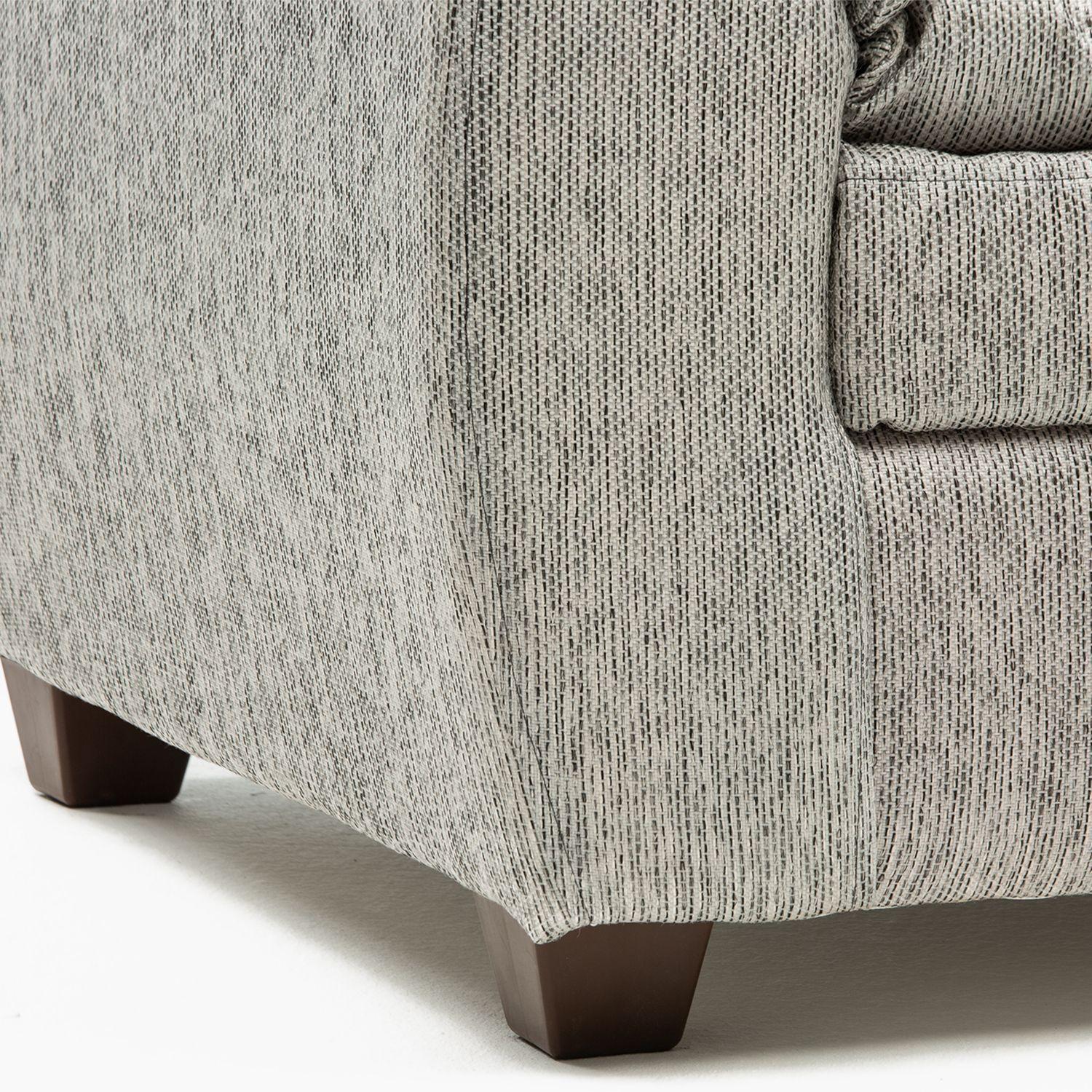 Sofa 3C Alessandra Tela Gris Claro-3