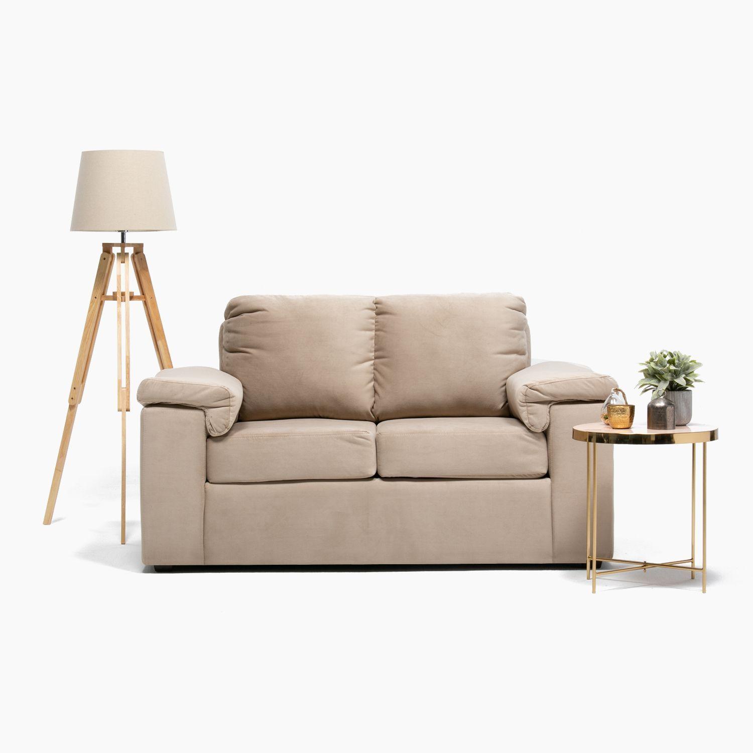 Sofa 2C Therion Felpa Beige-1
