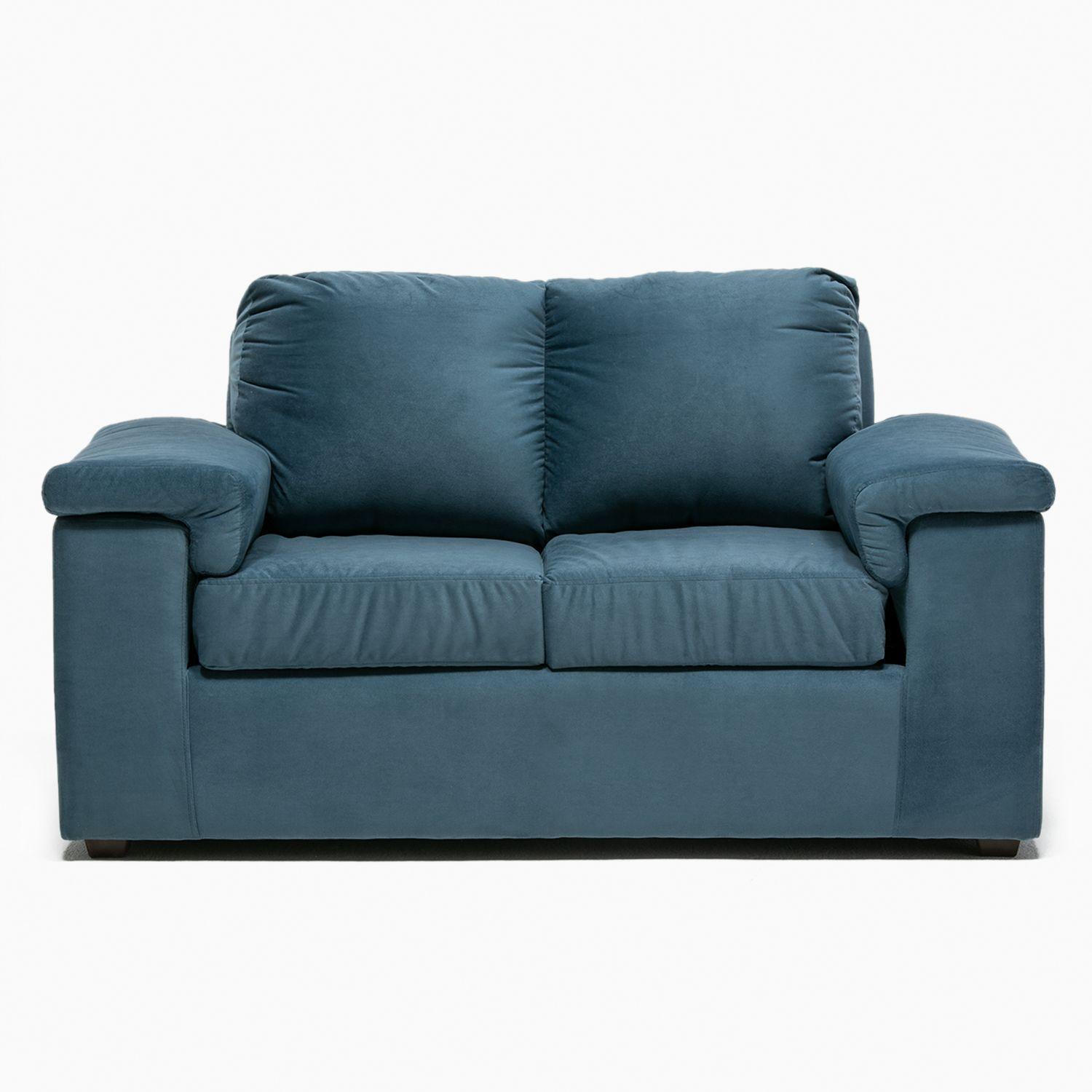 Sofa 2C Therion Felpa Azul Petroleo-0