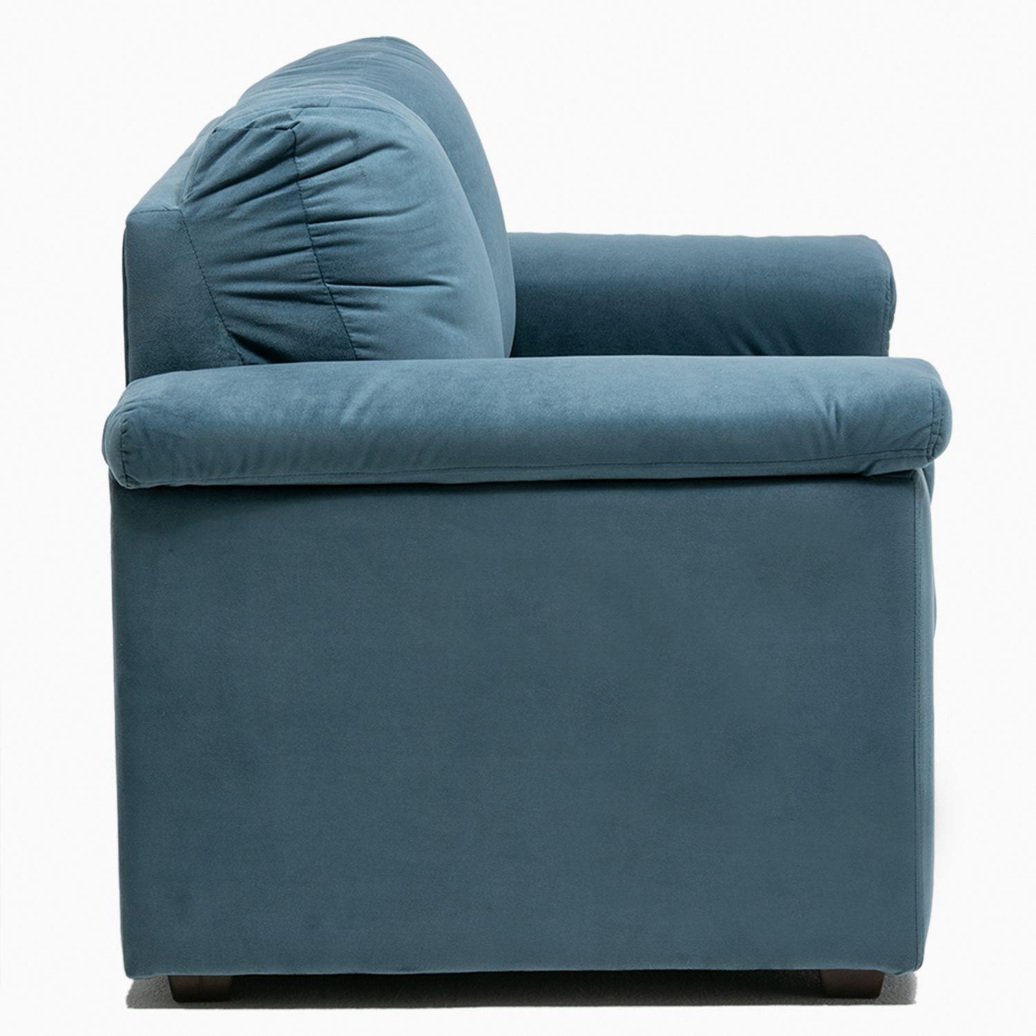 Sofa 2C Therion Felpa Azul Petroleo-3