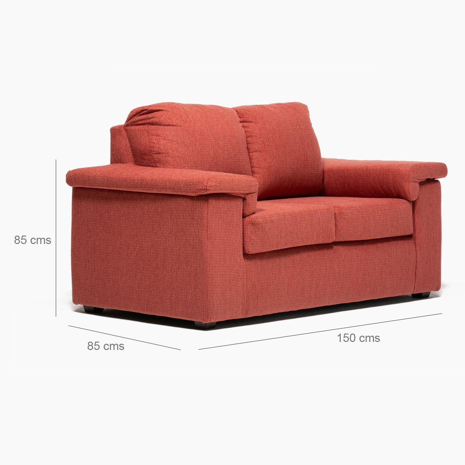 Sofa 2C Therion Chenille Terracota-1