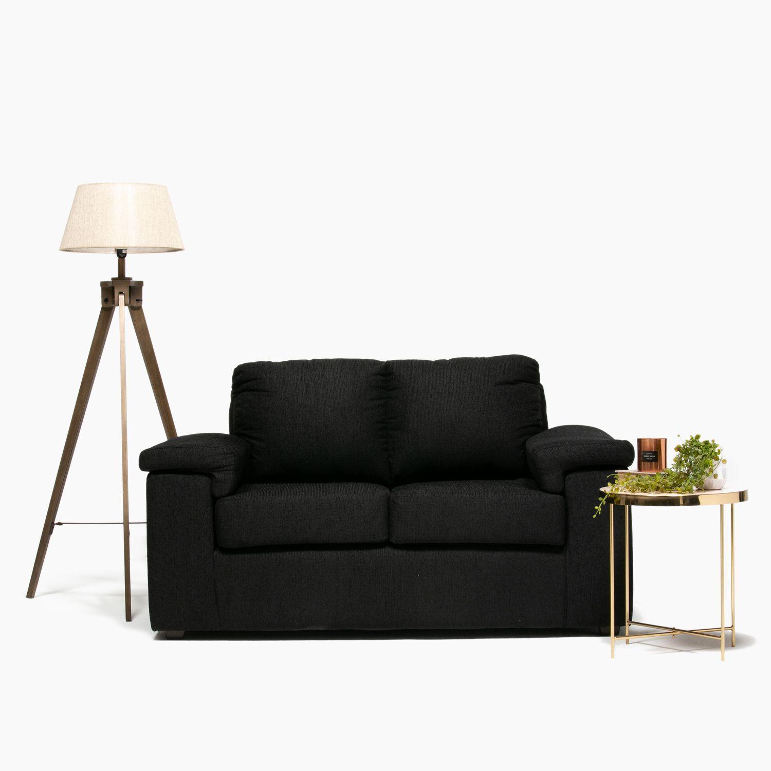 Sofa 2C Therion Chenille Negro-1