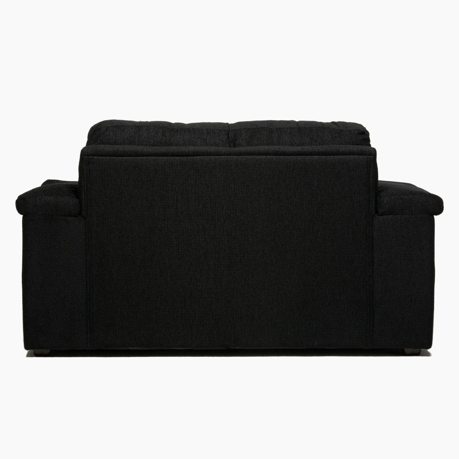 Sofa 2C Therion Chenille Negro-3