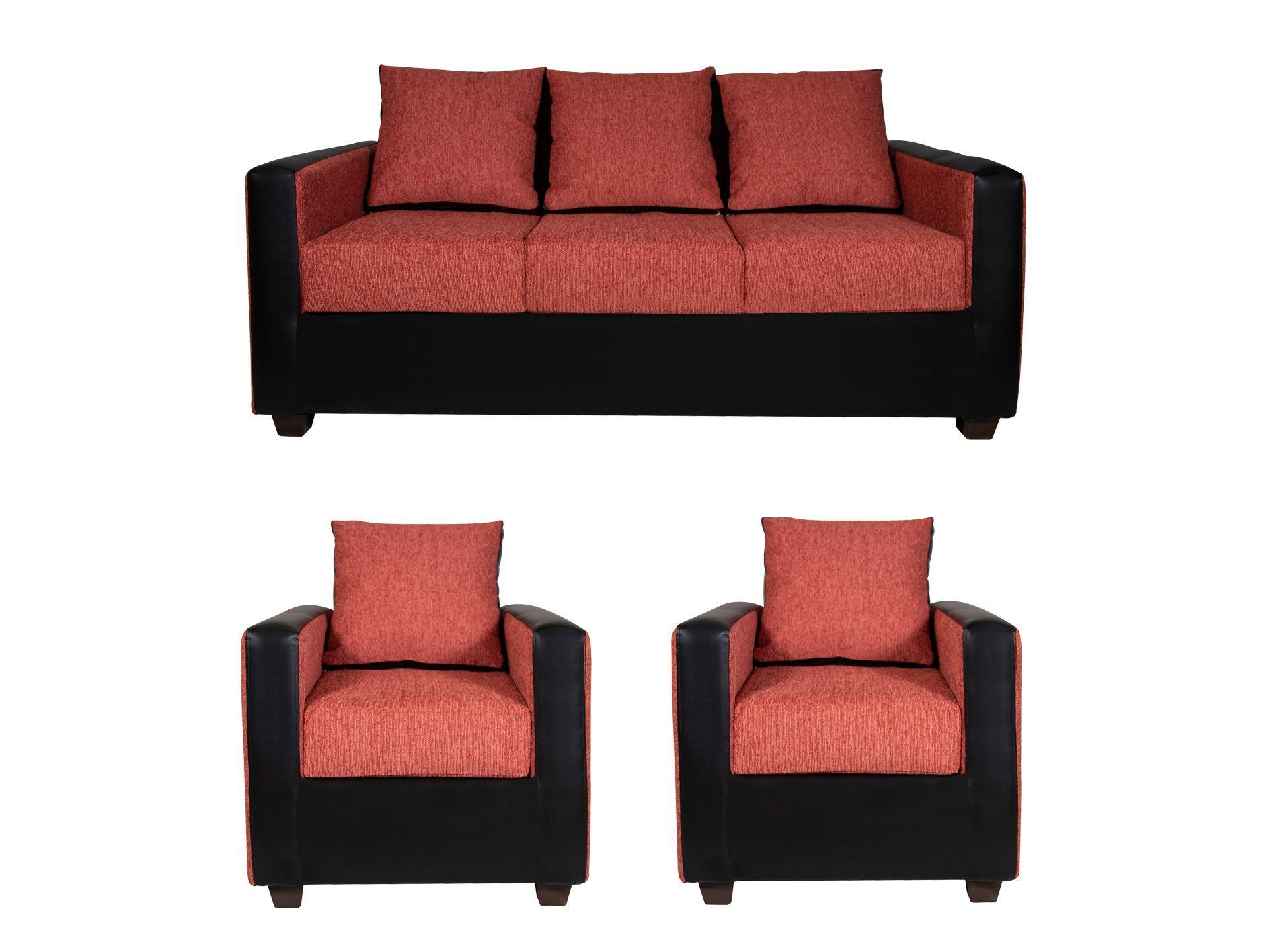 Living 3-1-1 Diana Chenille Terracota Pu Negro-0