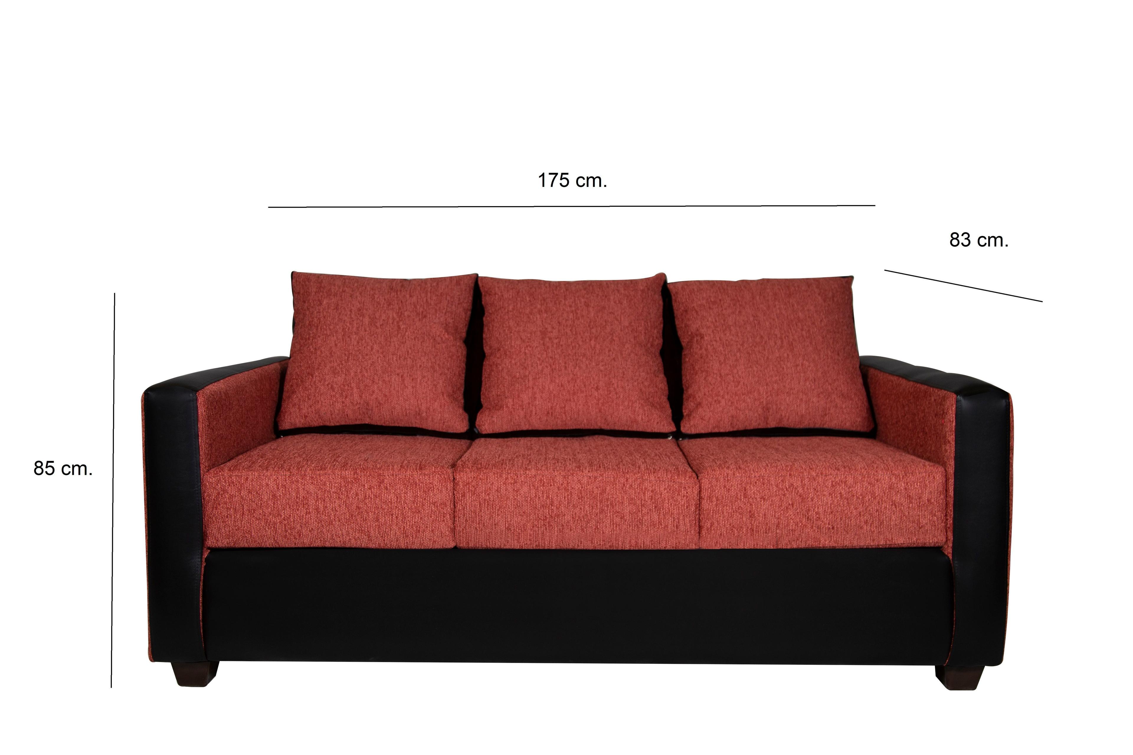 Living 3-1-1 Diana Chenille Terracota Pu Negro-1