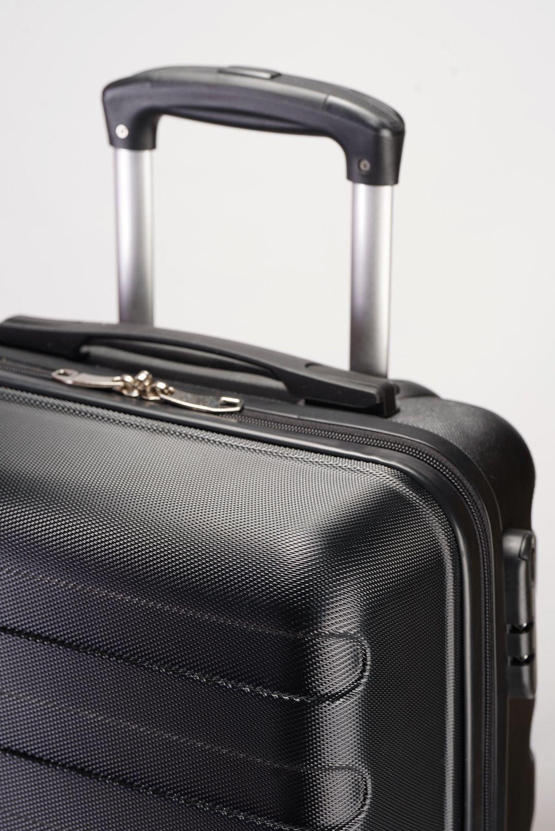 Maleta de Viaje para Cabina Color Negro Rayas-5