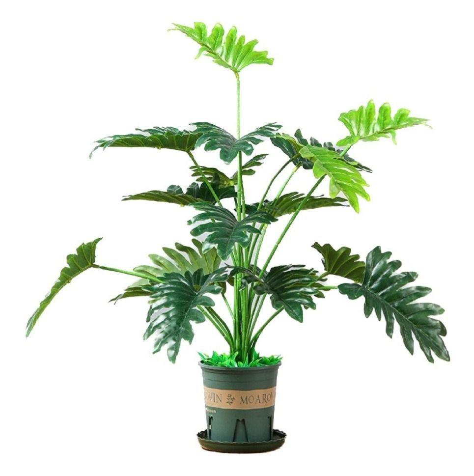 Planta Artificial Árbol 70cm 18 Hojas Verde-0