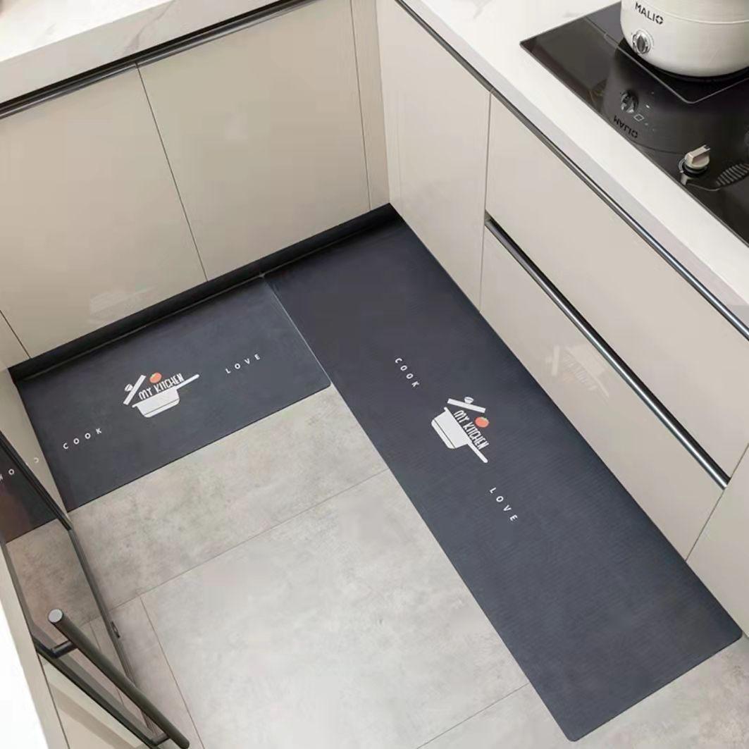 Set 2 Alfombra para cocina diseño Cook Love-0