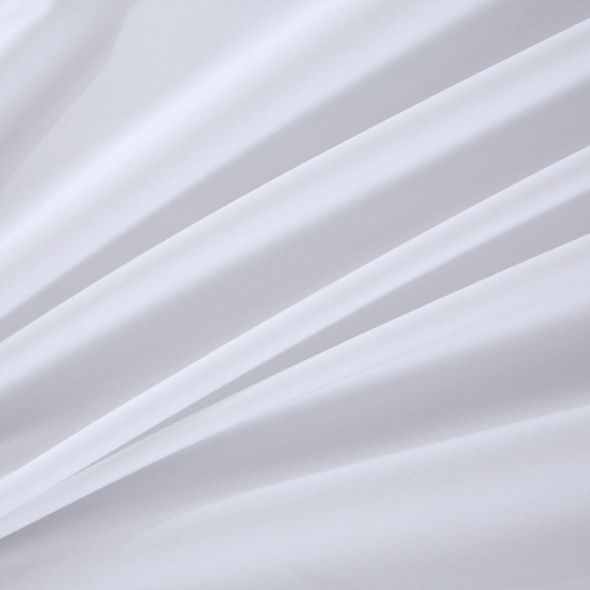 JUEGO DE SÁBANA 1.5 PLAZAS 500 HILOS ALGODÓN CON POLIÉSTER COLOR BLANCO-3