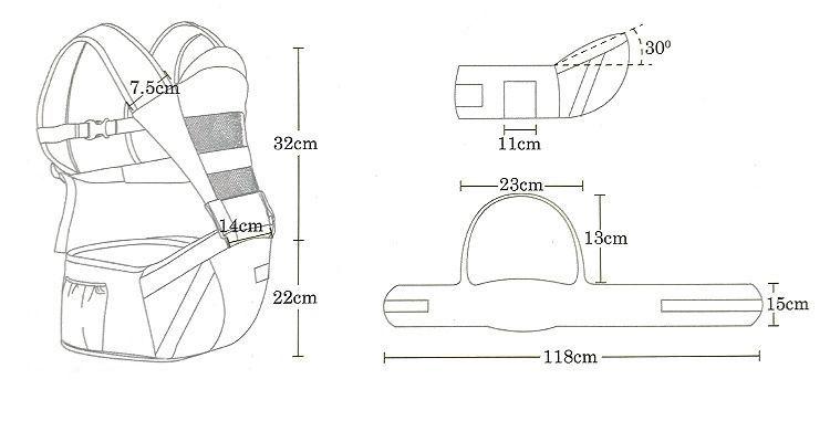 Portabebés Porta Bebe De Malla Rosado-2
