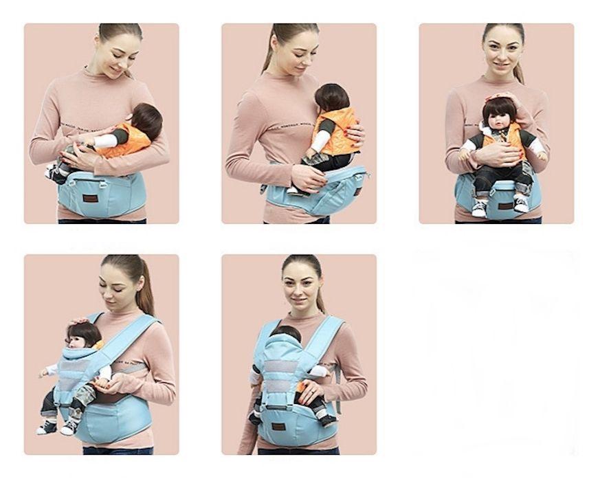 Portabebés Porta Bebe De Malla Rosado-1