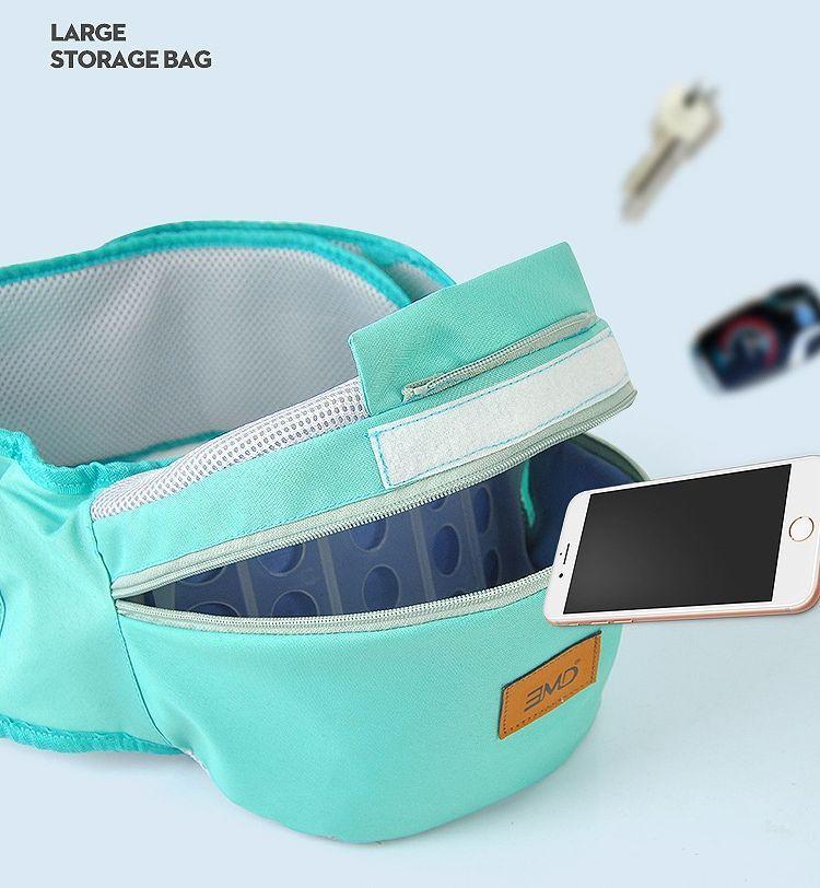 Portabebés Porta Bebe De Malla Rosado-3