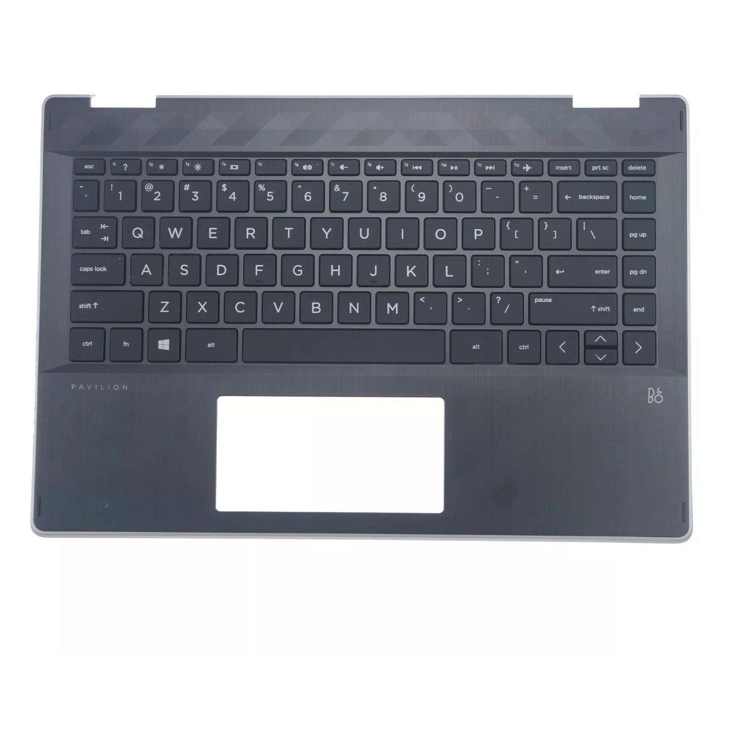 Top Cover HP Teclado Español Gris para Notebook Pavilion x360 14-dh 15-ec-0