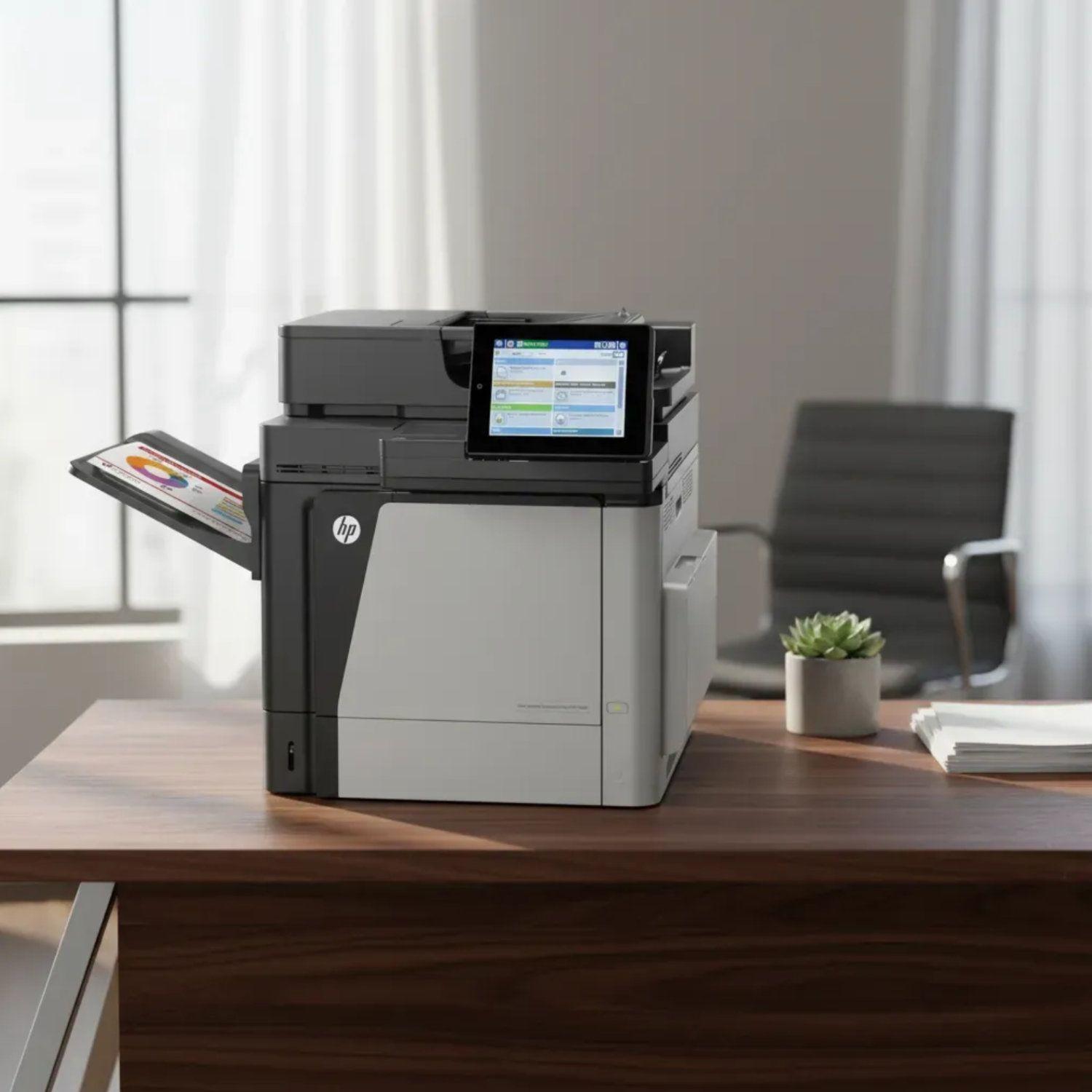 Impresora Multifuncional HP Color LaserJet Managed MFP M680dnm-1