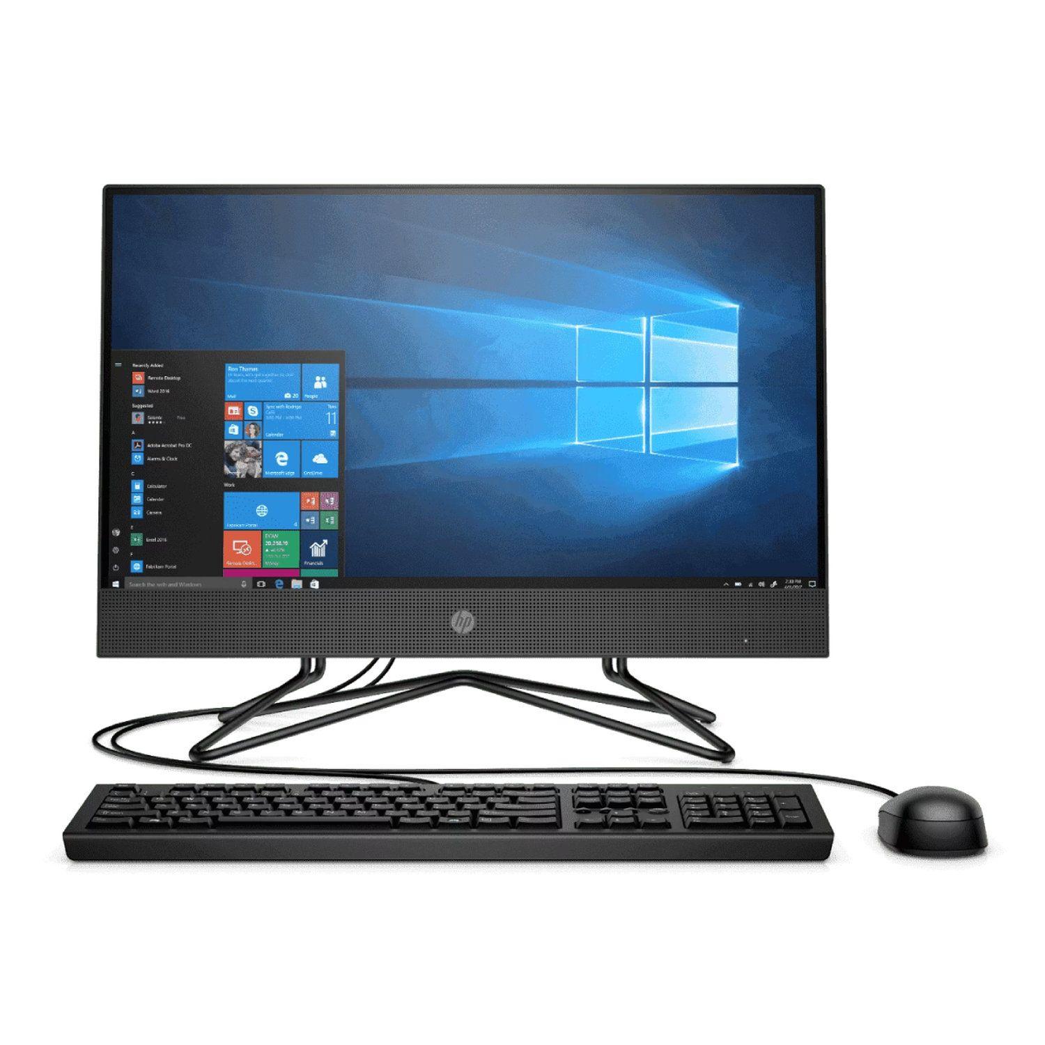 HP All-in-One 200 G4, Intel Core i5-10210U, 21.5", 8GB/256GB SSD AiO NT PC-0