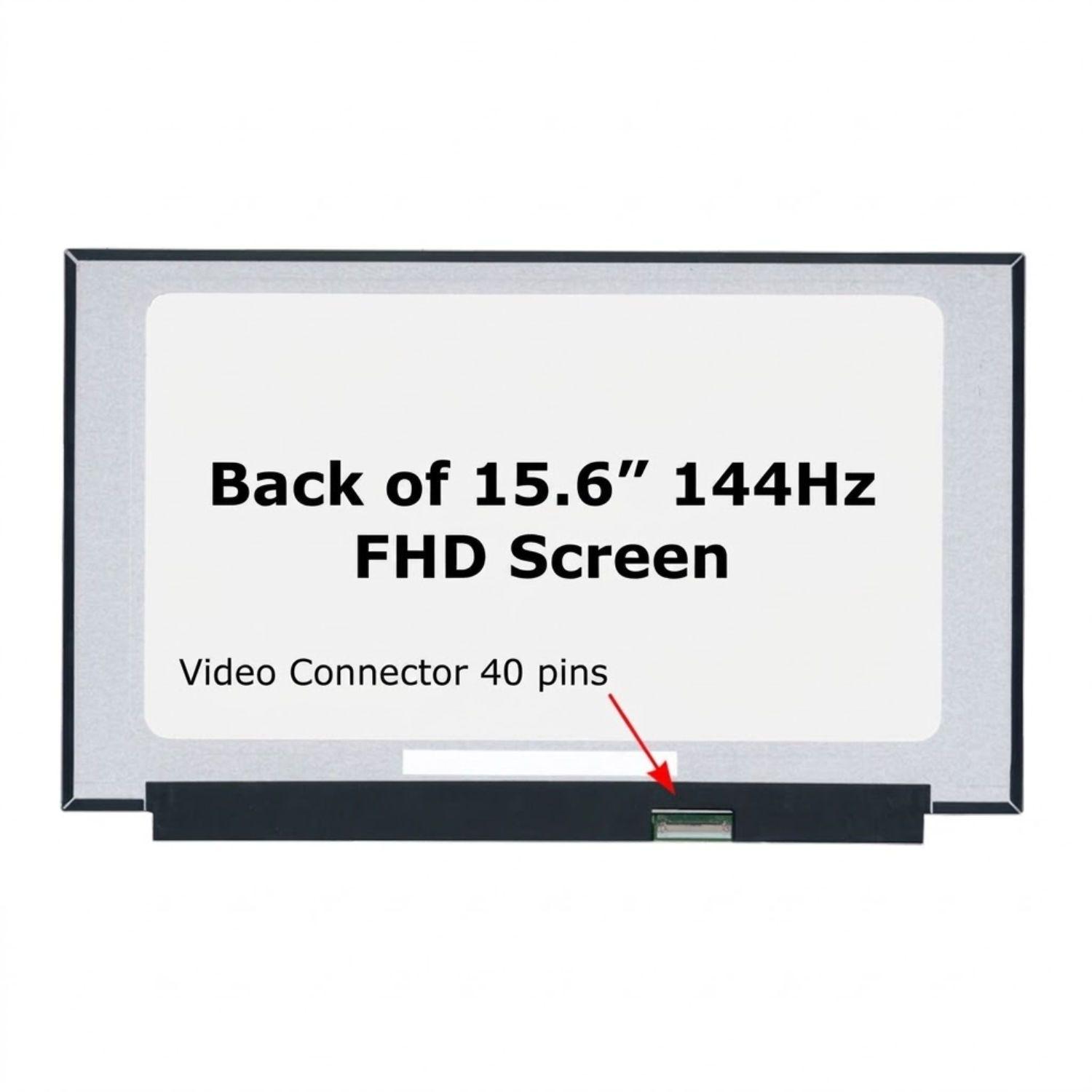 Pantalla HP 15.6" FHD Antirreflejo UWVA 144Hz para Notebook OMEN by HP 15-ek0000-1
