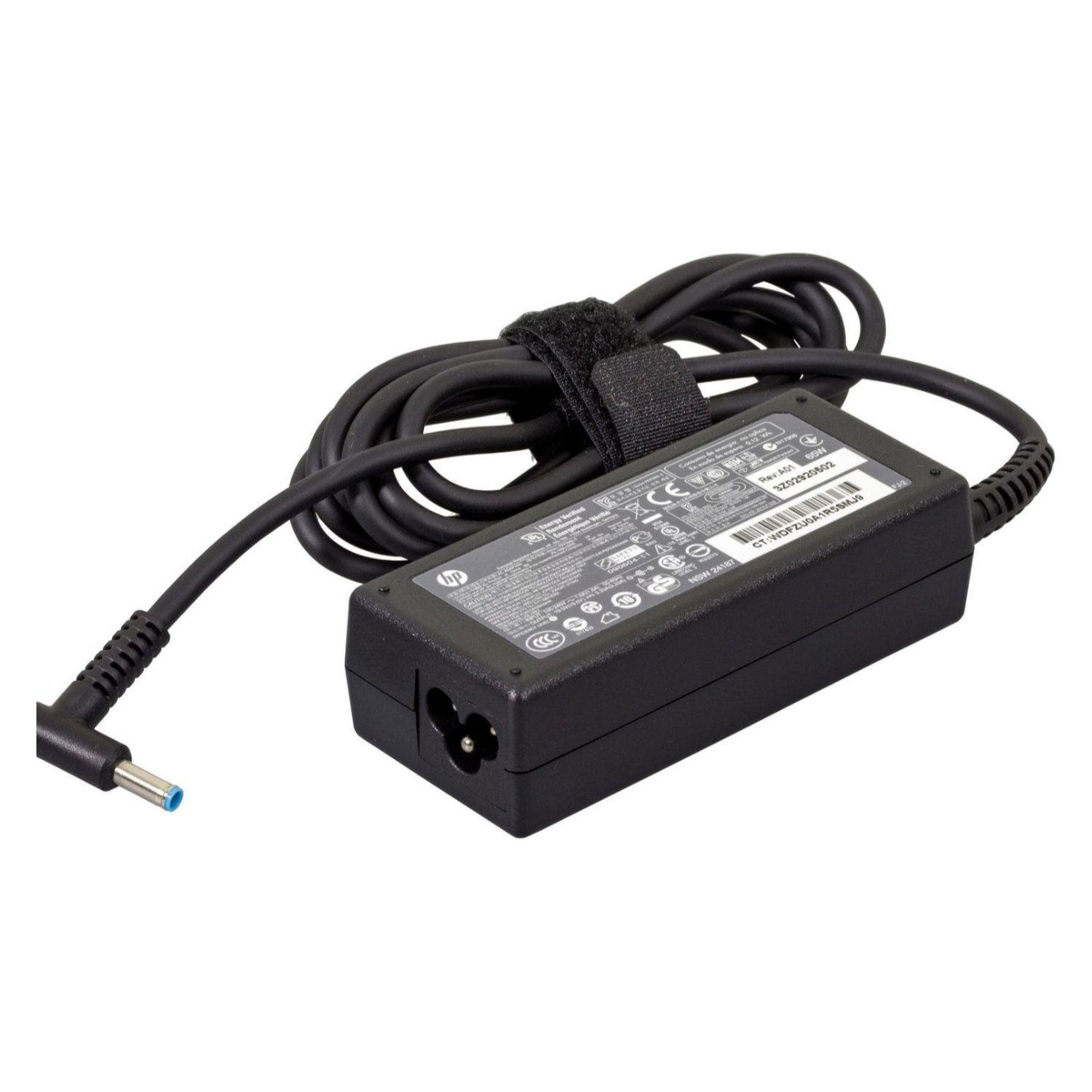 Cargador HP 65W Smart AC adapter (nPFC, Blue Tip, 4.5mm)-0