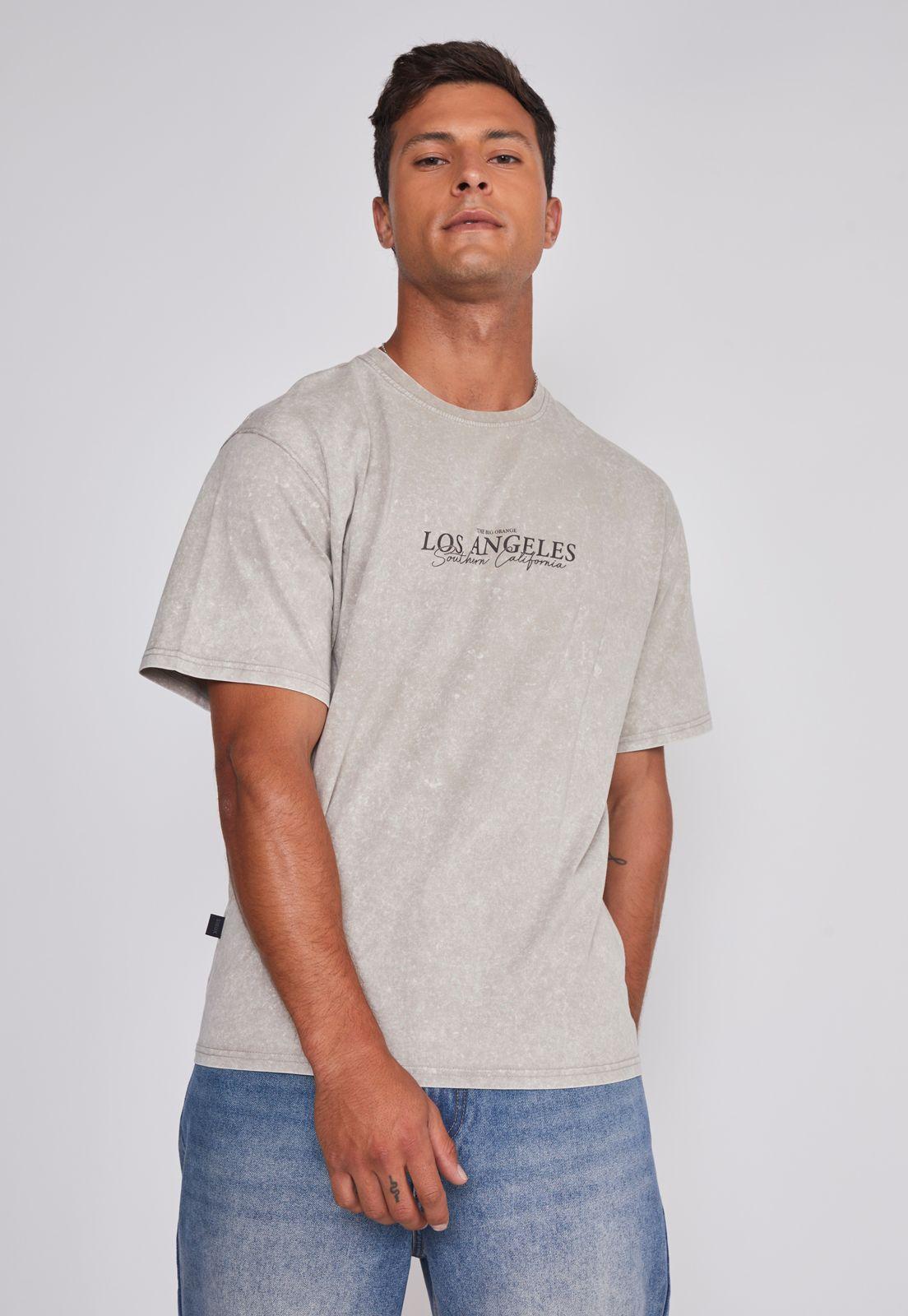 Polera Hombre Relaxed Los Angeles Café Sioux-0
