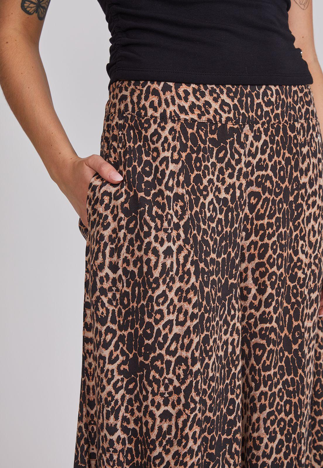 Pantalón Mujer Leopardo Beige Sioux-2