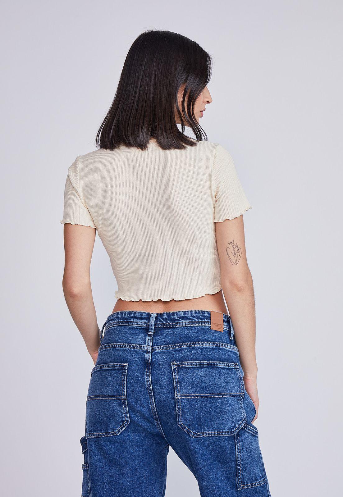 Polera Mujer Canuton Roullet Crudo Sioux-2
