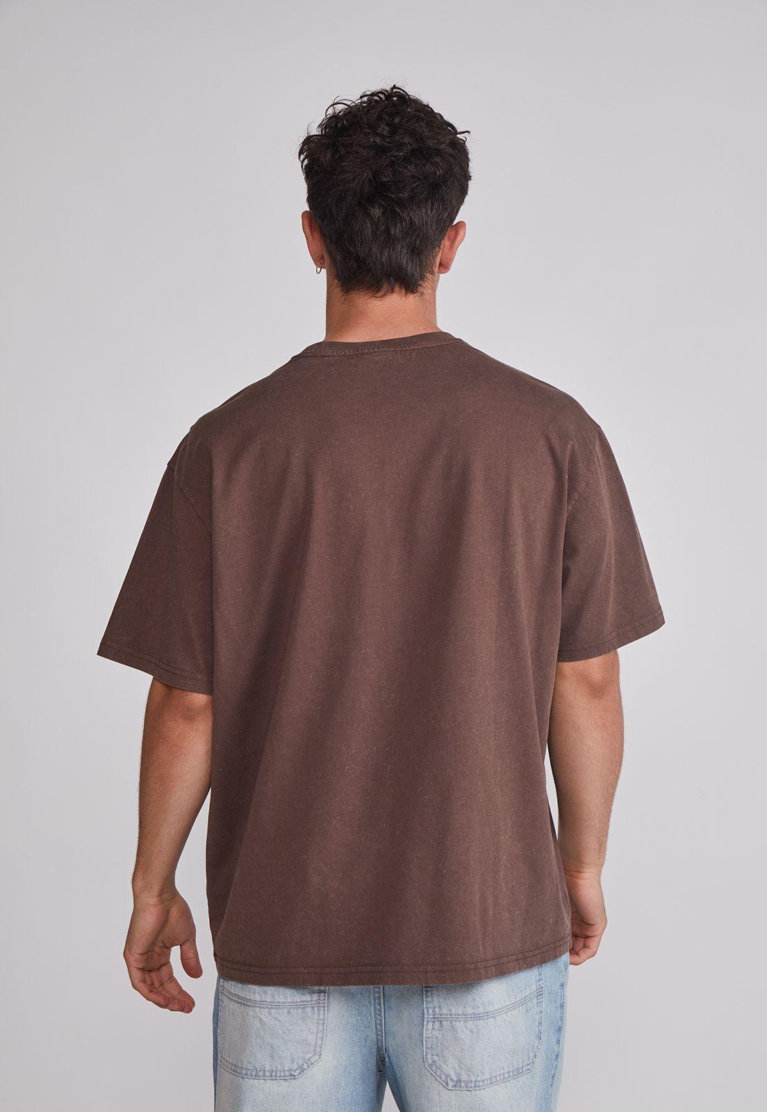 Polera Hombre Relaxed Mariposa Café Sioux-3