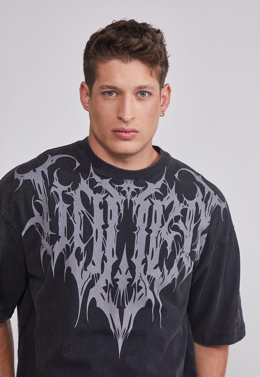 Polera Hombre Alas Negro Sioux-2