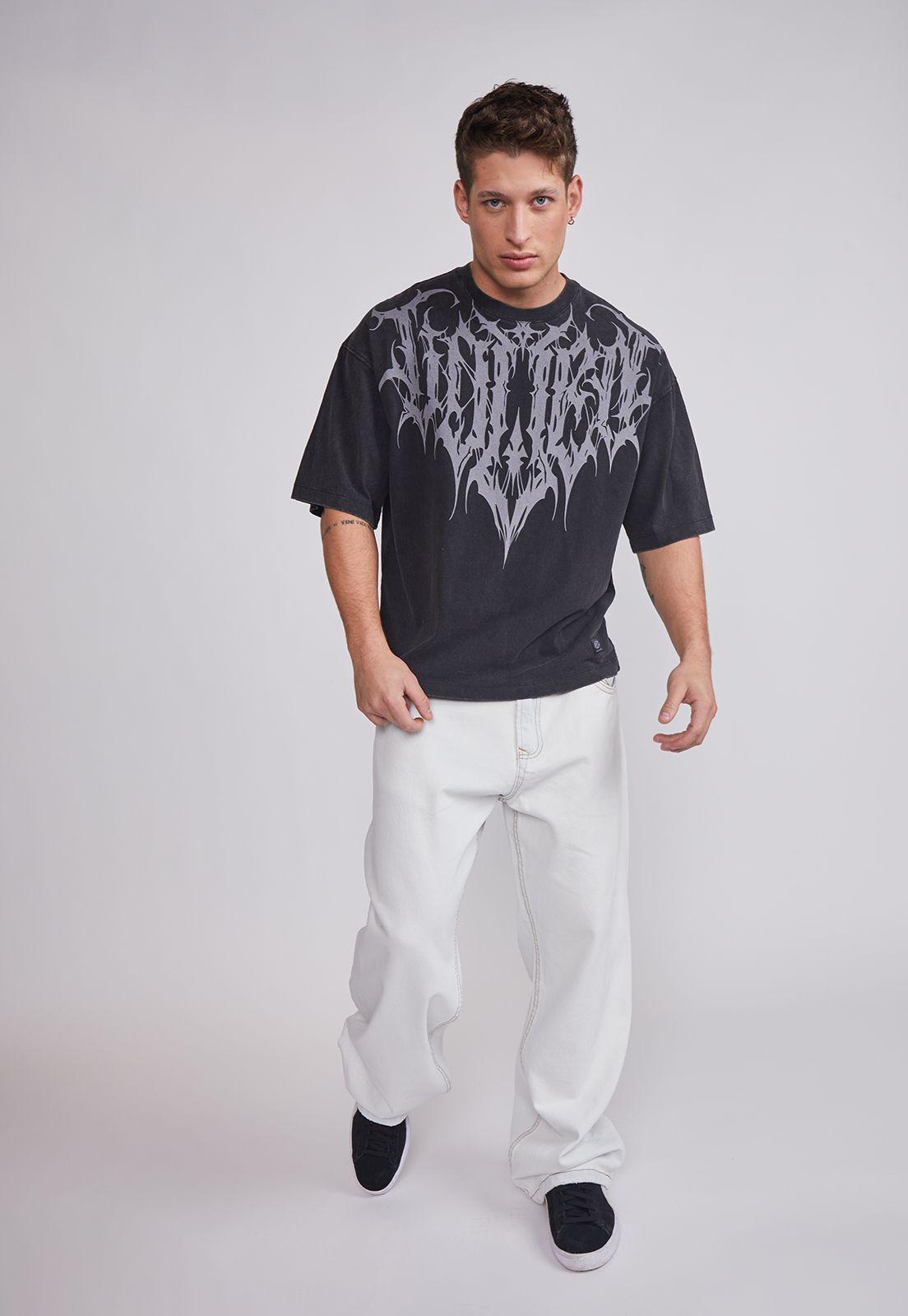 Polera Hombre Alas Negro Sioux-4