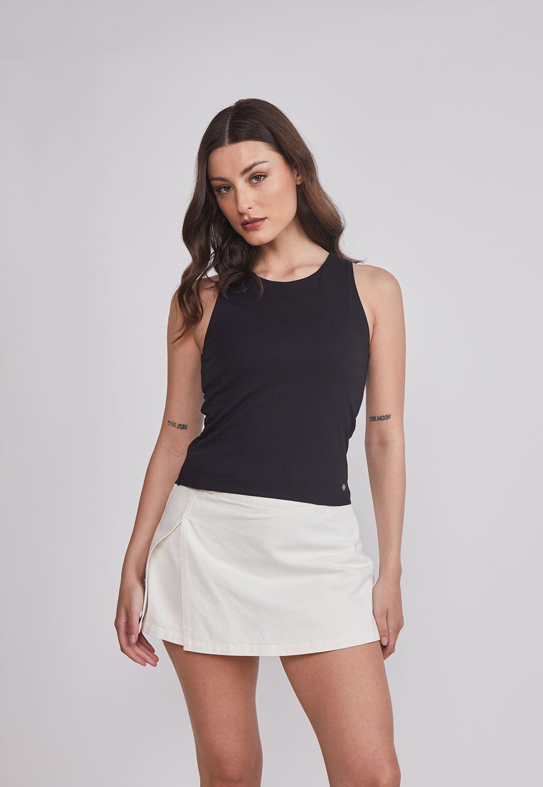 Peto Mujer Basic Negro Sioux-0